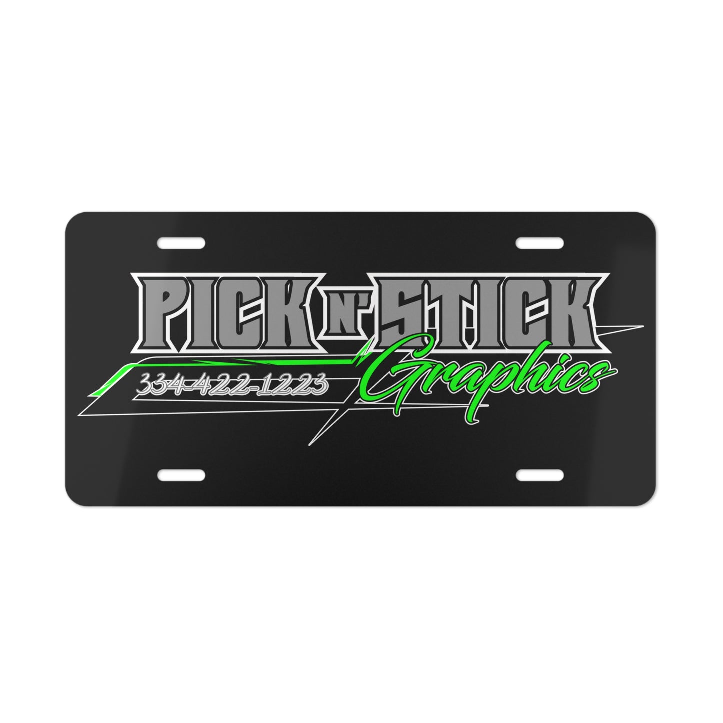 Customizable Vanity Plate - Unique Personalization for Your Vehicle