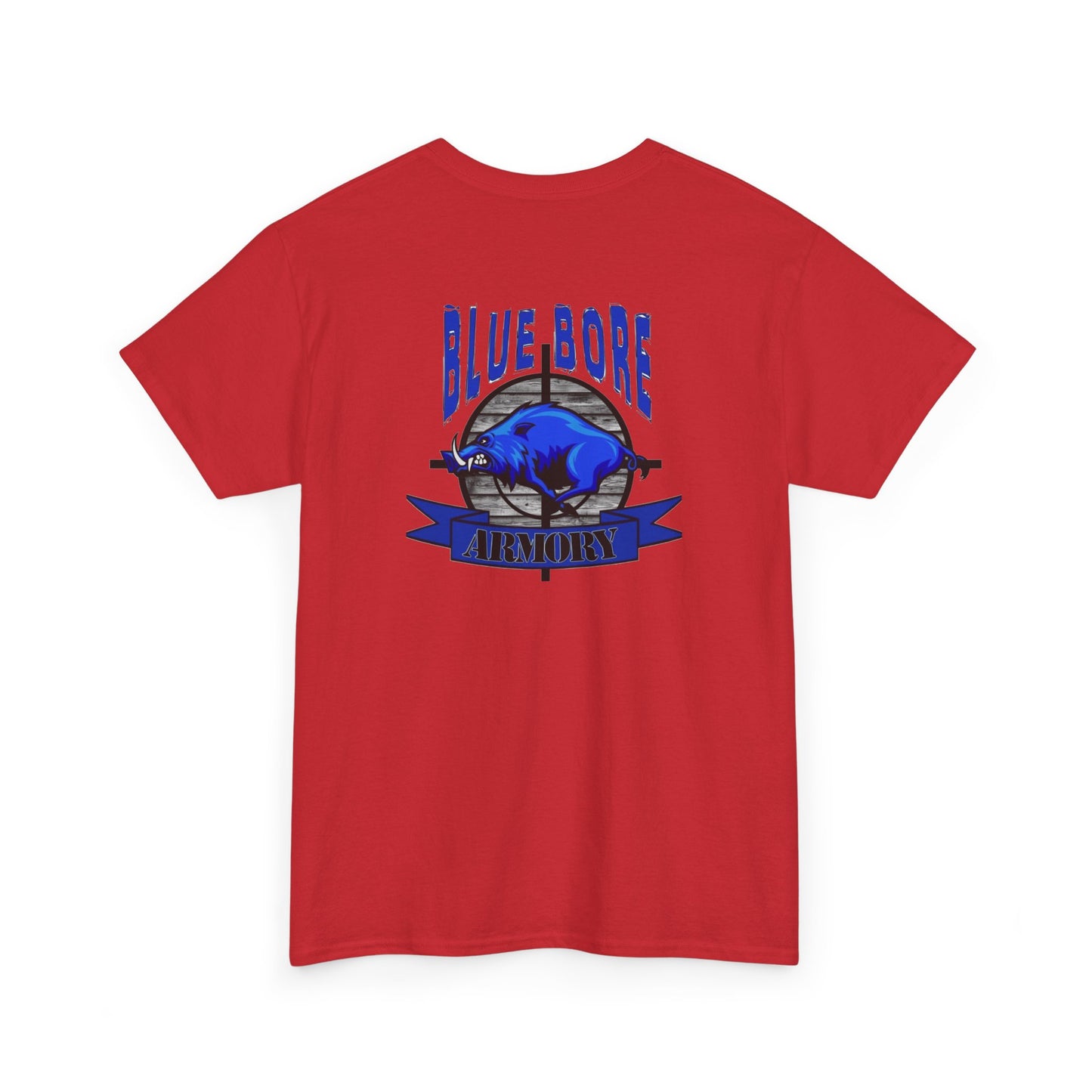 Unisex Heavy Cotton Tee - Blue Bore Armory Graphic T-Shirt