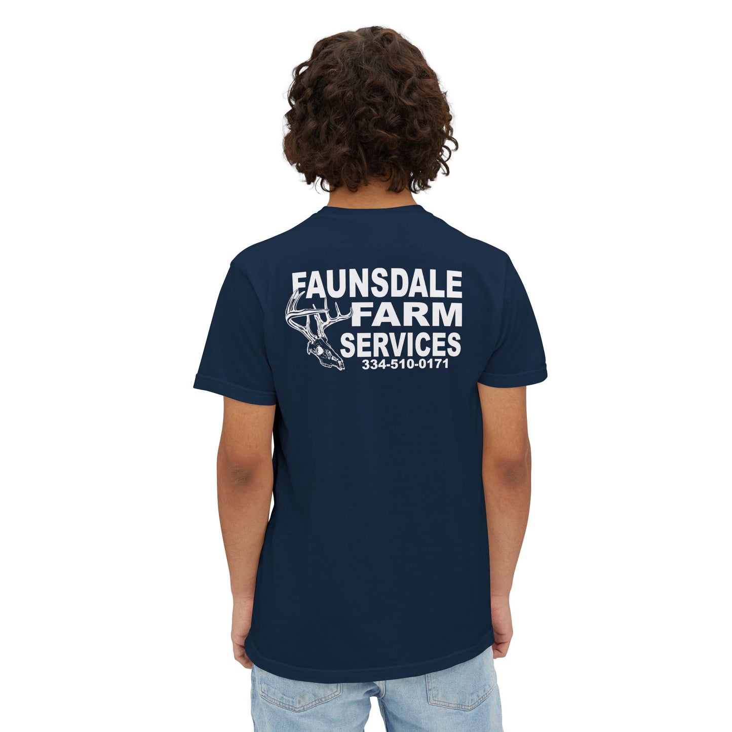 Farm Services Unisex Pocket T-Shirt - Casual Comfort for Outdoor Lovers