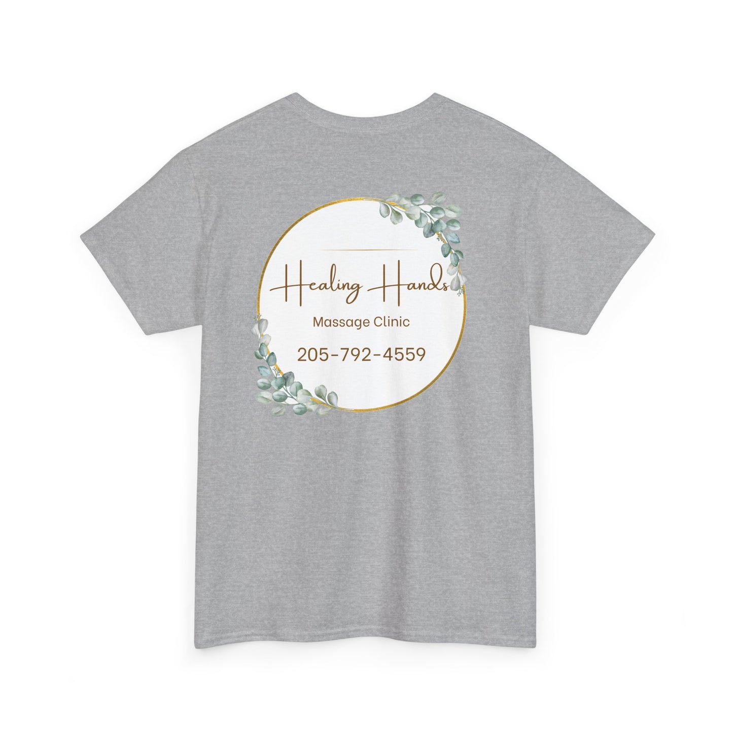 Custom Massage Clinic Tee - Comfortable Unisex Heavy Cotton T-Shirt