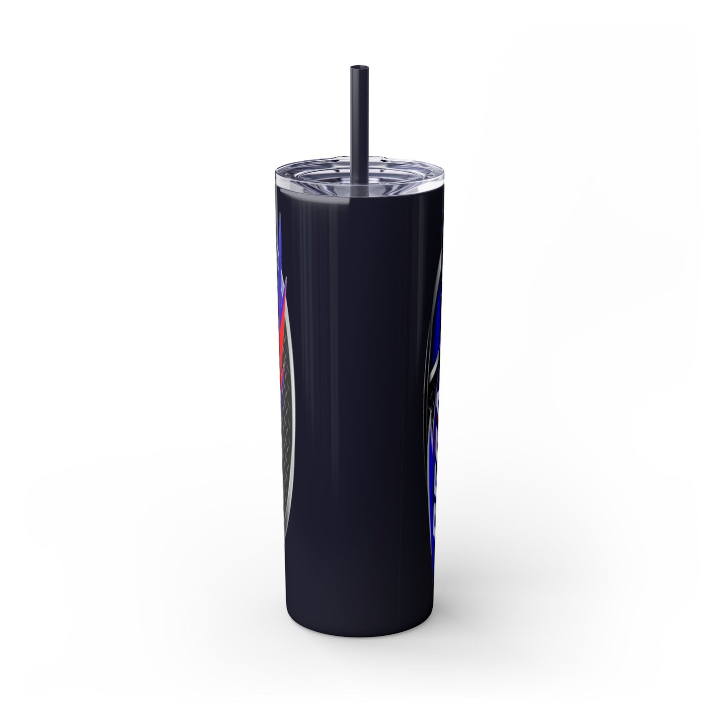Degamination 20oz Skinny Tumbler with Straw - Perfect for Racing Enthusiasts