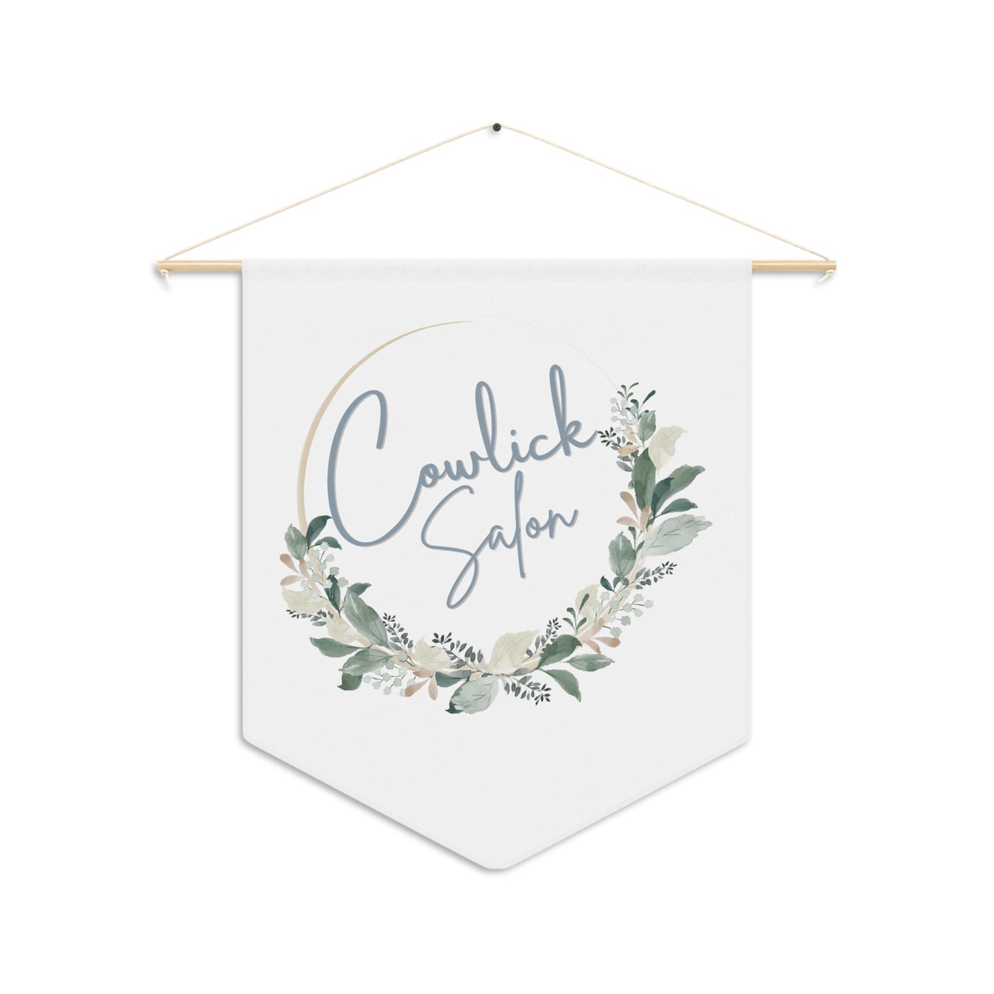 Floral Pennant Banner for Salon Decor | Boho Wall Art for Home | Personalized Business Sign | Ideal for Gift or Celebration | Elegant [...]