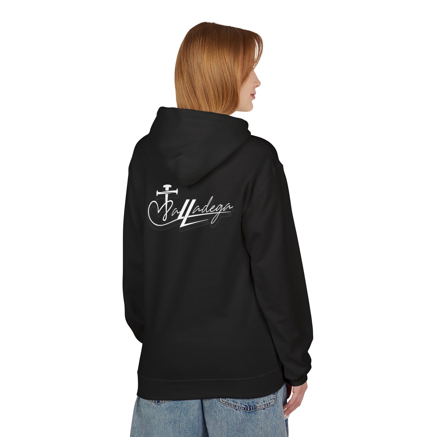 Stylish Unisex Fleece Hoodie, Cozy Layering for All Seasons, Perfect Gift for Birthdays, Casual Wear, Logo Design, Comfortable Sweatshirt