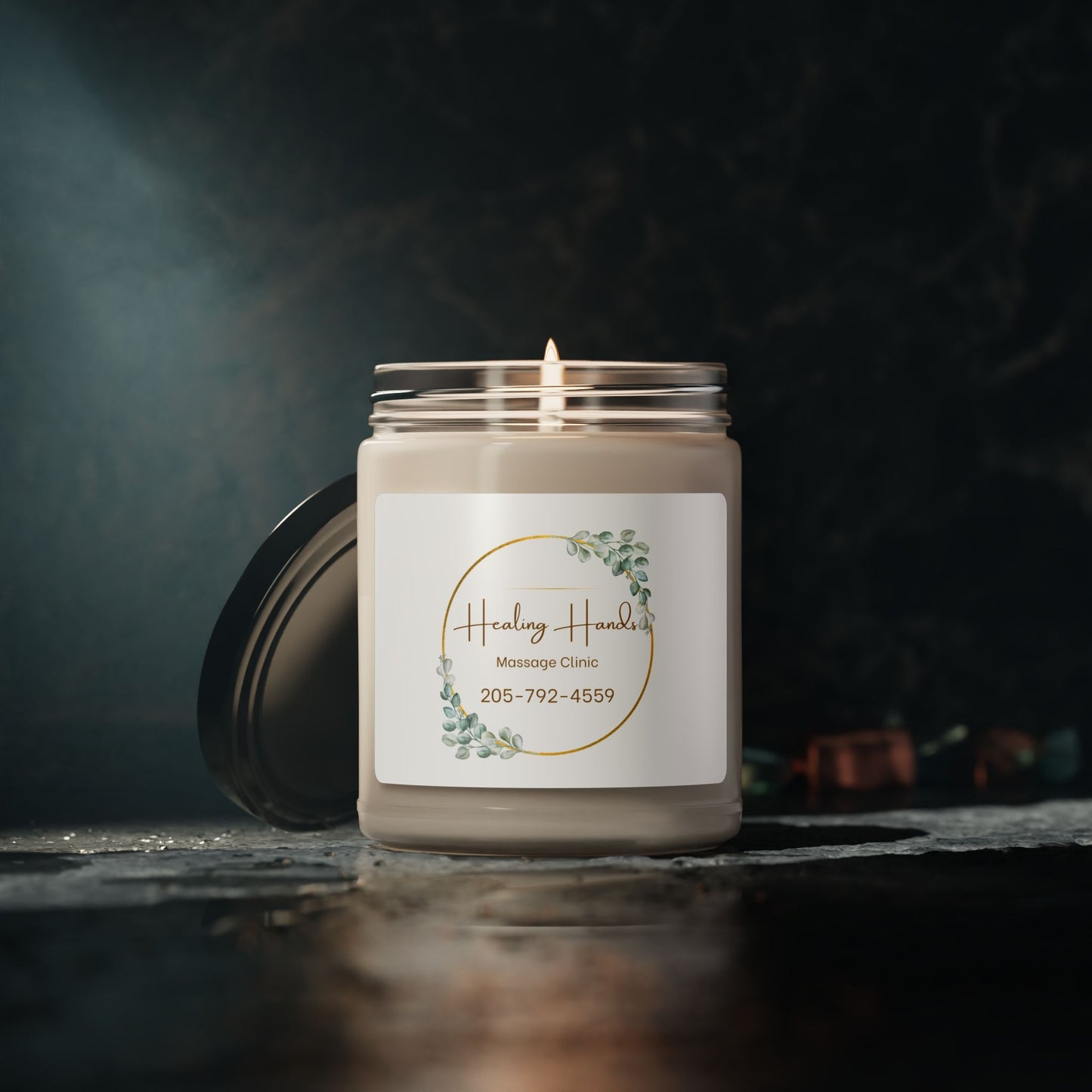Relaxing Scented Soy Candle - Healing Hands Massage Clinic
