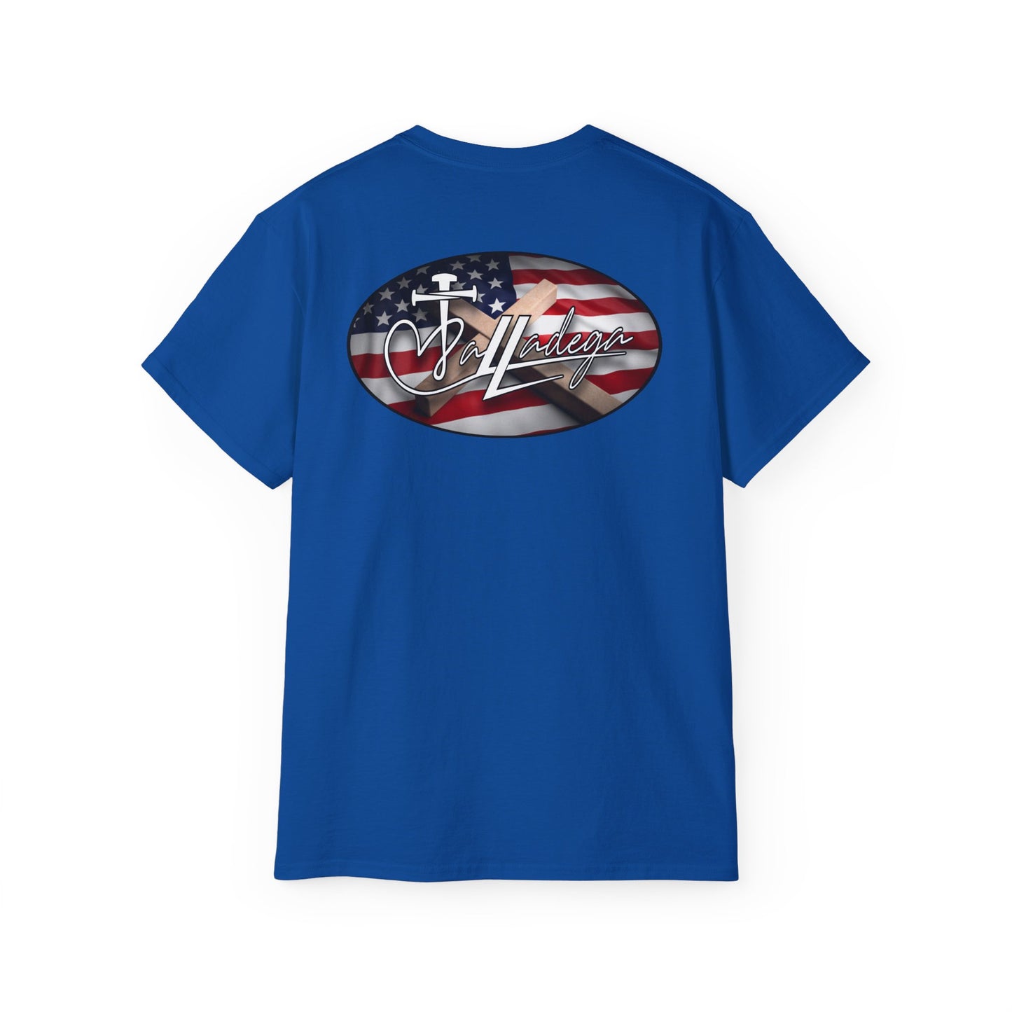 Patriotic Unisex Cotton Tee, USA Flag Shirt, Independence Day Gift, Casual Everyday Wear, American Pride Tee