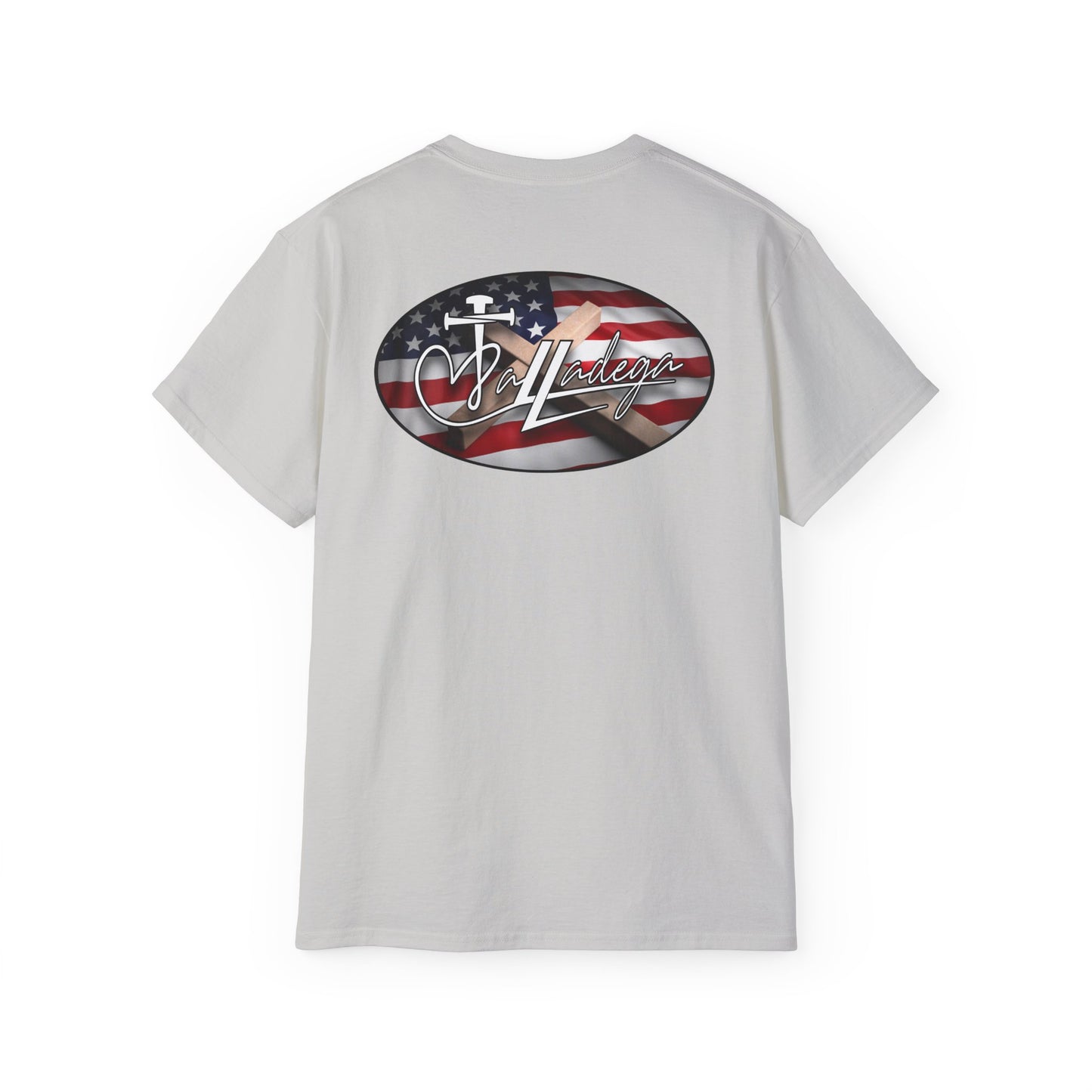 Patriotic Unisex Cotton Tee, USA Flag Shirt, Independence Day Gift, Casual Everyday Wear, American Pride Tee