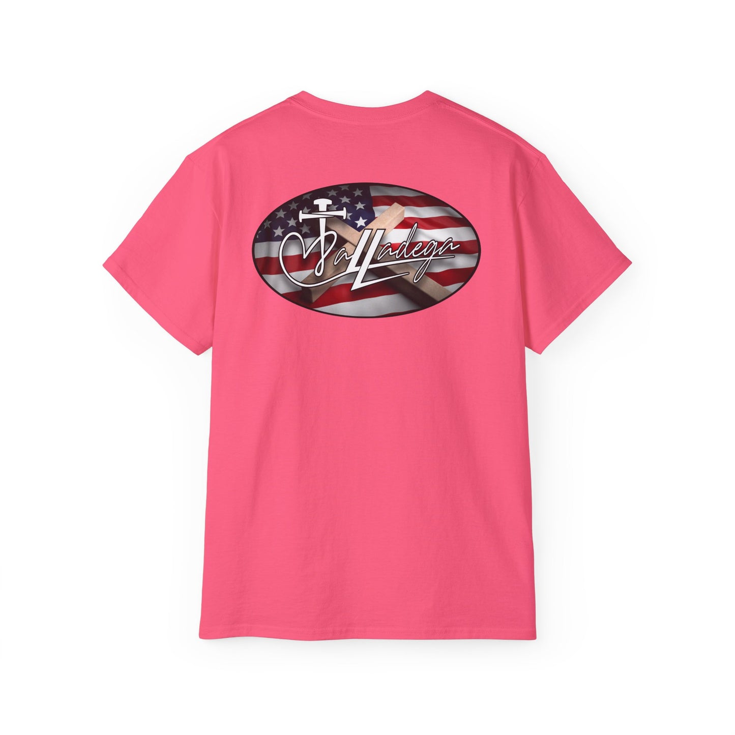 Patriotic Unisex Cotton Tee, USA Flag Shirt, Independence Day Gift, Casual Everyday Wear, American Pride Tee