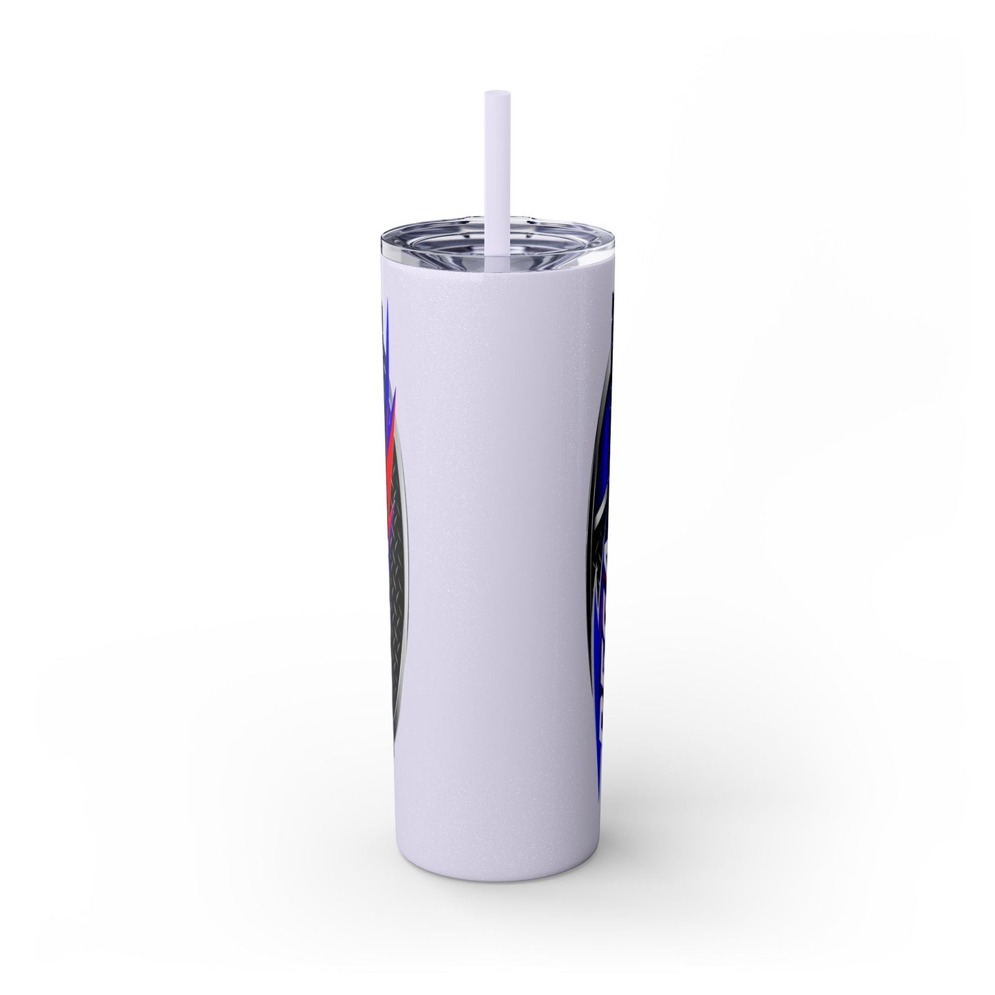 Degamination 20oz Skinny Tumbler with Straw - Perfect for Racing Enthusiasts