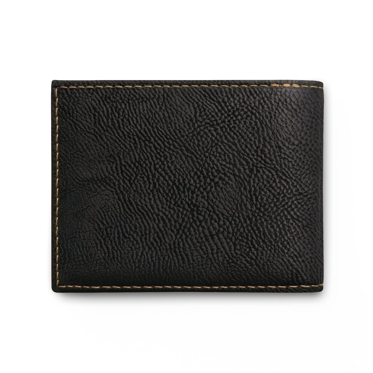 Grey Bi-Fold Wallet — Embossed 'Thirty7' Vintage Logo