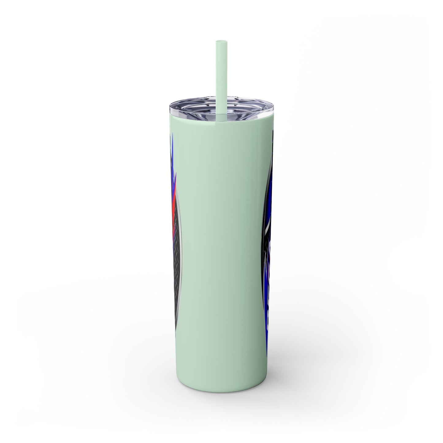 Degamination 20oz Skinny Tumbler with Straw - Perfect for Racing Enthusiasts