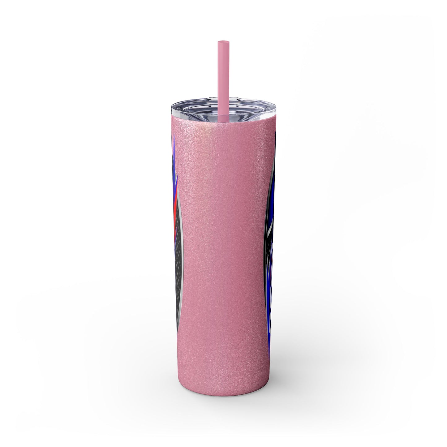 Degamination 20oz Skinny Tumbler with Straw - Perfect for Racing Enthusiasts