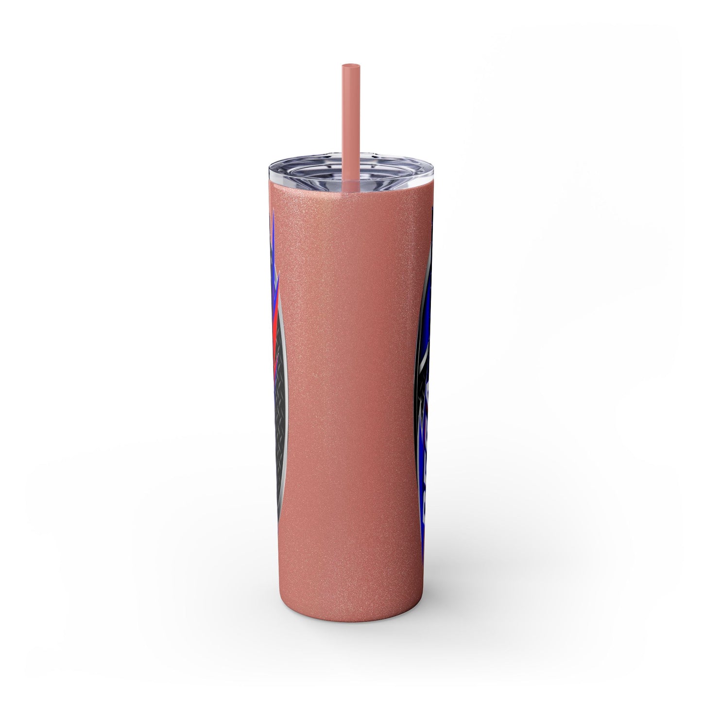 Degamination 20oz Skinny Tumbler with Straw - Perfect for Racing Enthusiasts