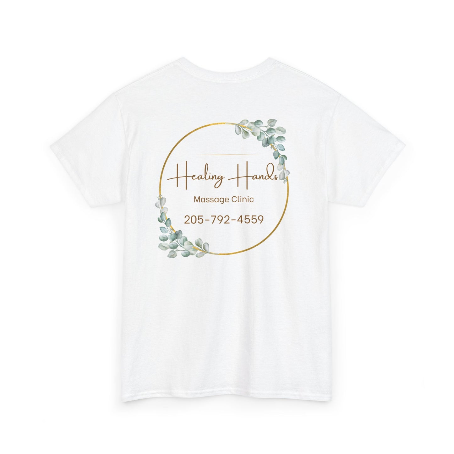 Custom Massage Clinic Tee - Comfortable Unisex Heavy Cotton T-Shirt