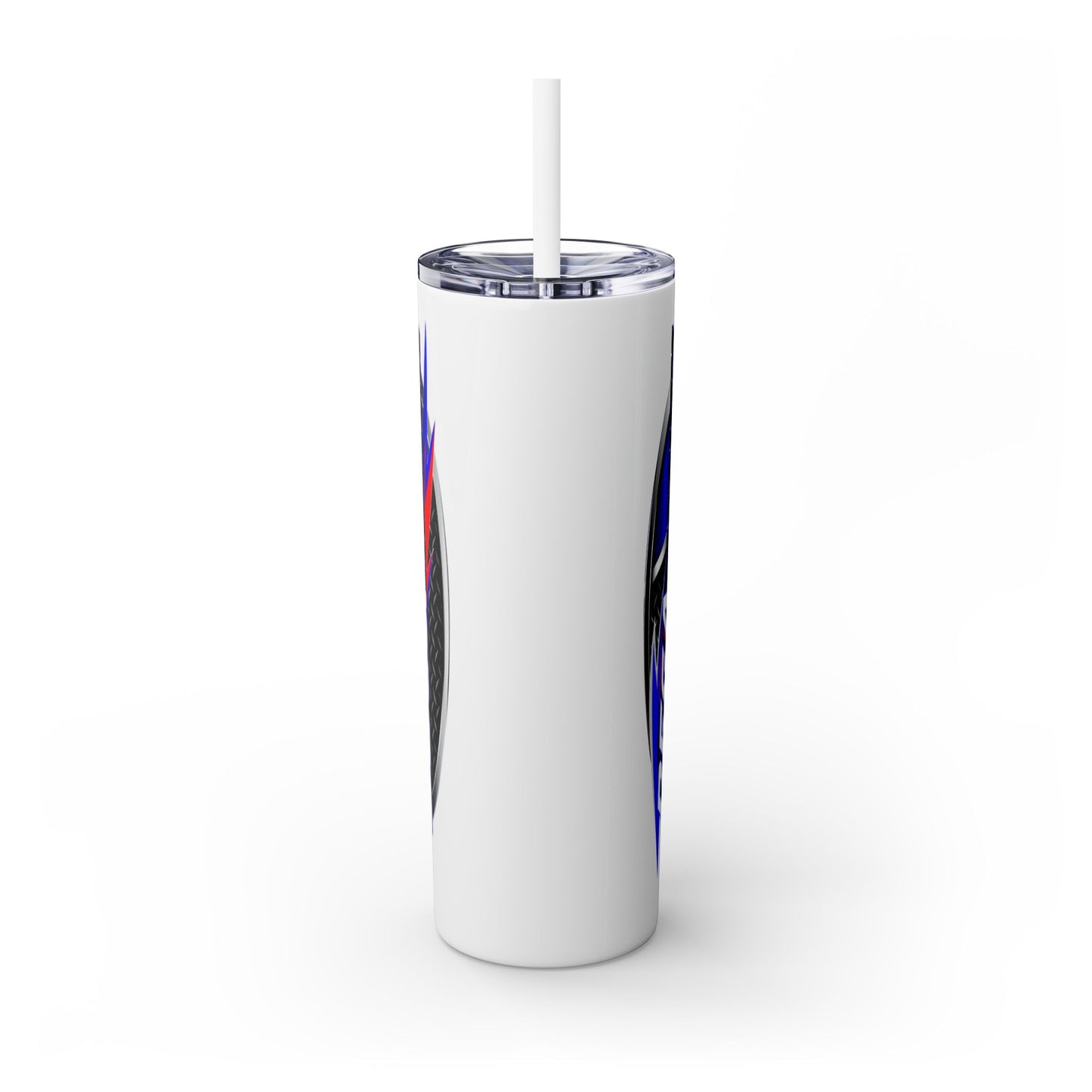 Degamination 20oz Skinny Tumbler with Straw - Perfect for Racing Enthusiasts