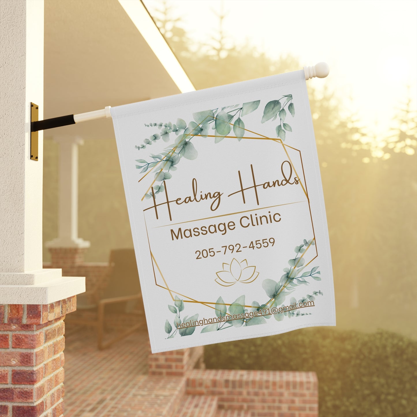 Healing Hands Garden Banner