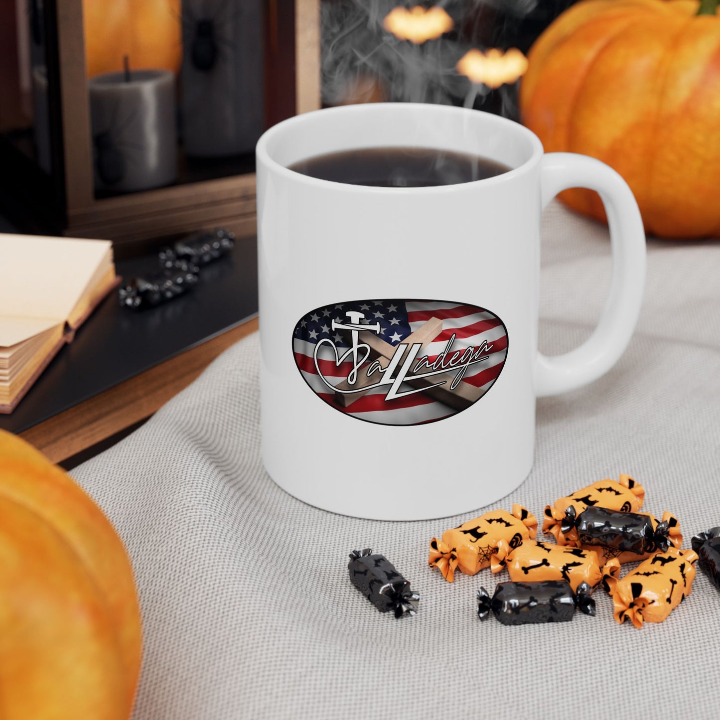 Patriotic Ceramic Mug, USA Flag Coffee Cup, 4th of July Gift, Memorial Day Mug, Vintage Americana Drinkware, Perfect for Veterans, Tea [...]