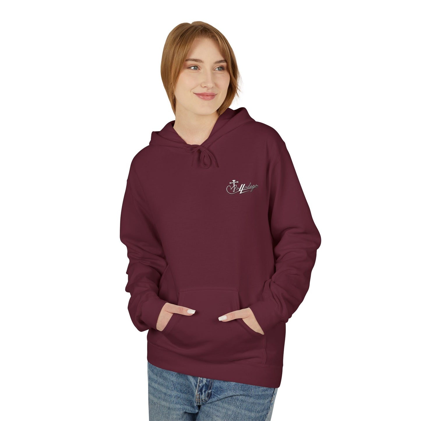 Stylish Unisex Fleece Hoodie, Cozy Layering for All Seasons, Perfect Gift for Birthdays, Casual Wear, Logo Design, Comfortable Sweatshirt