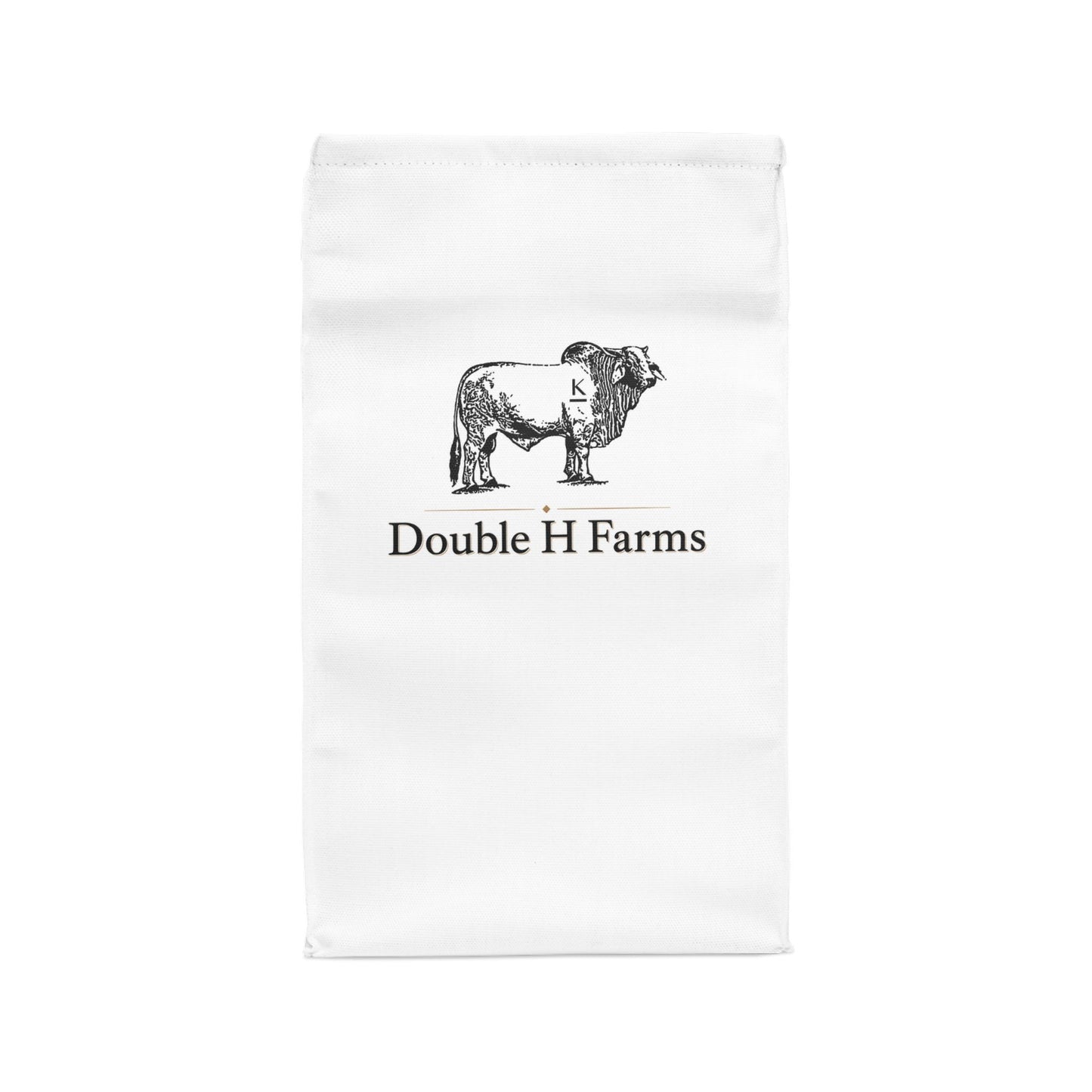 Lunch Bag — Double H Farm Vintage Cattle Logo Insulated Lunch Tote