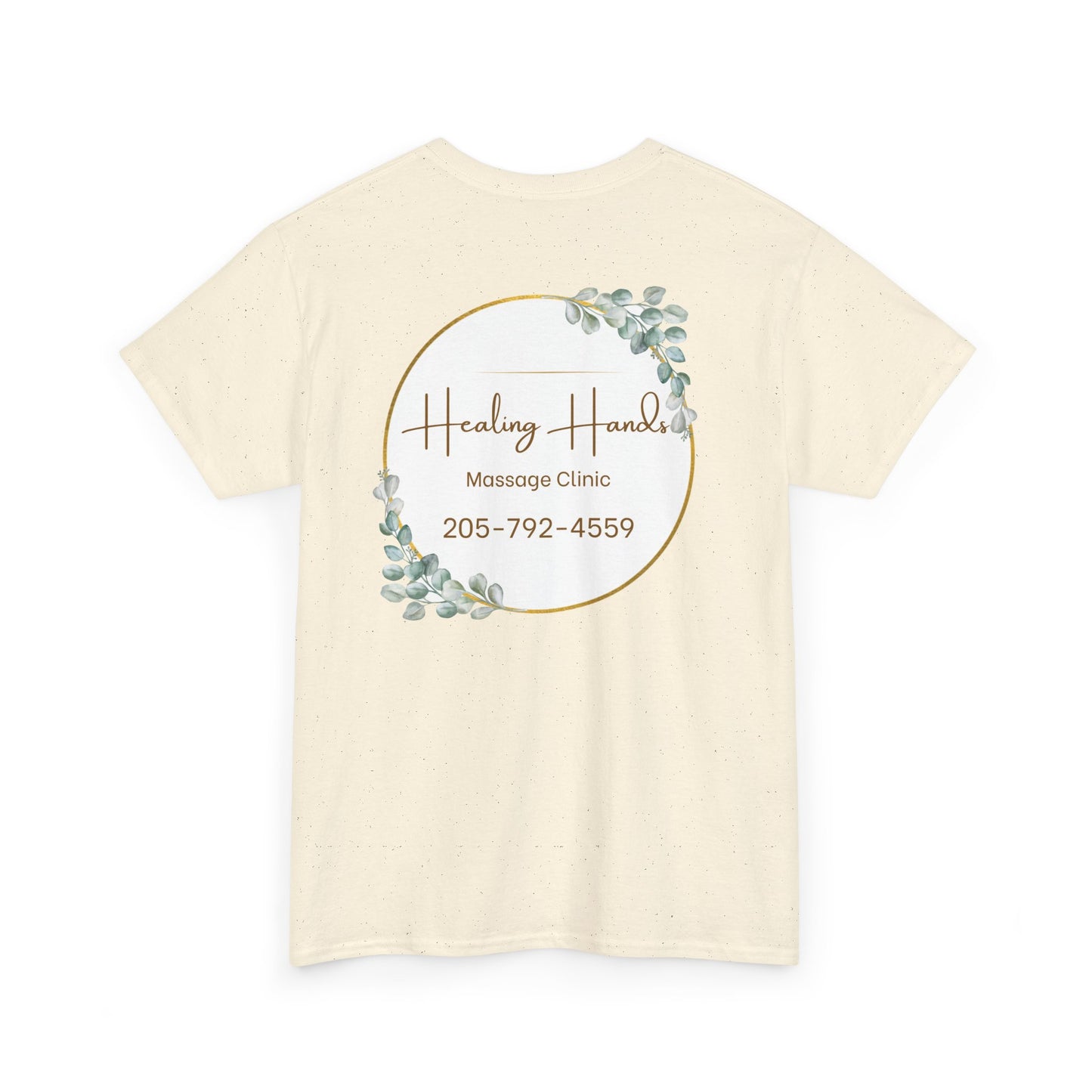 Custom Massage Clinic Tee - Comfortable Unisex Heavy Cotton T-Shirt