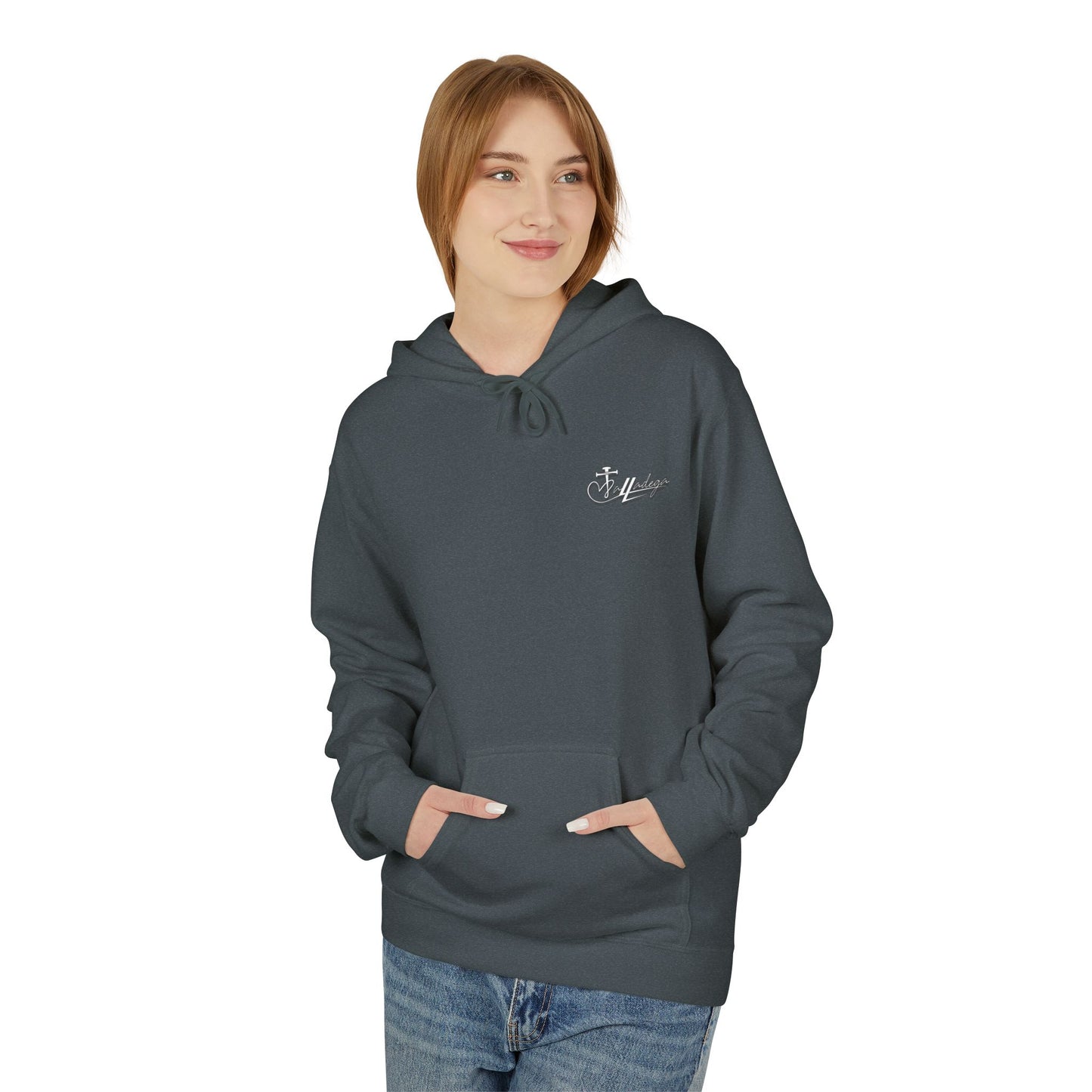 Stylish Unisex Fleece Hoodie, Cozy Layering for All Seasons, Perfect Gift for Birthdays, Casual Wear, Logo Design, Comfortable Sweatshirt