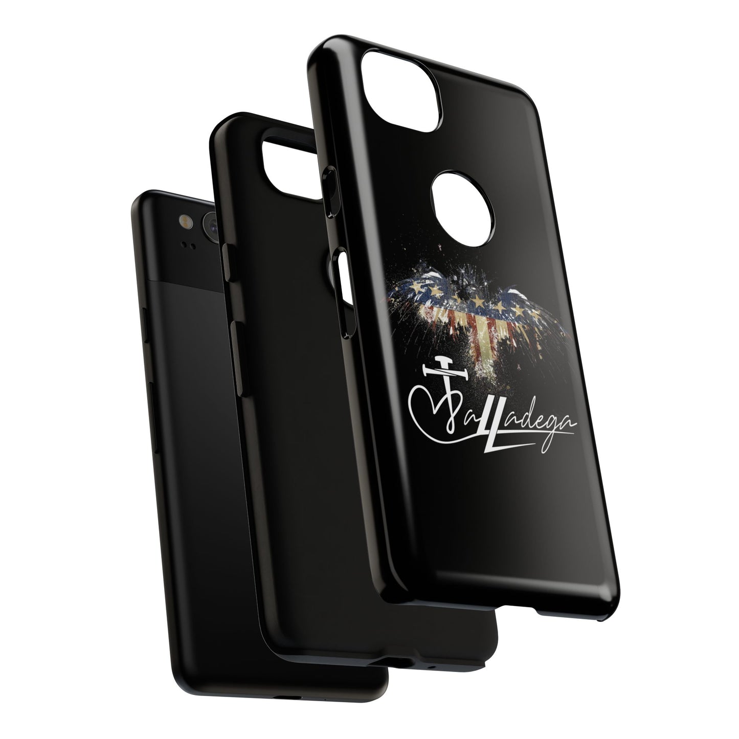 Tough Cases Phone Case - Patriotic Eagle Design, Ideal for Racing Fans, Gifts for Independence Day, Perfect for Daily Use, Durable [...]