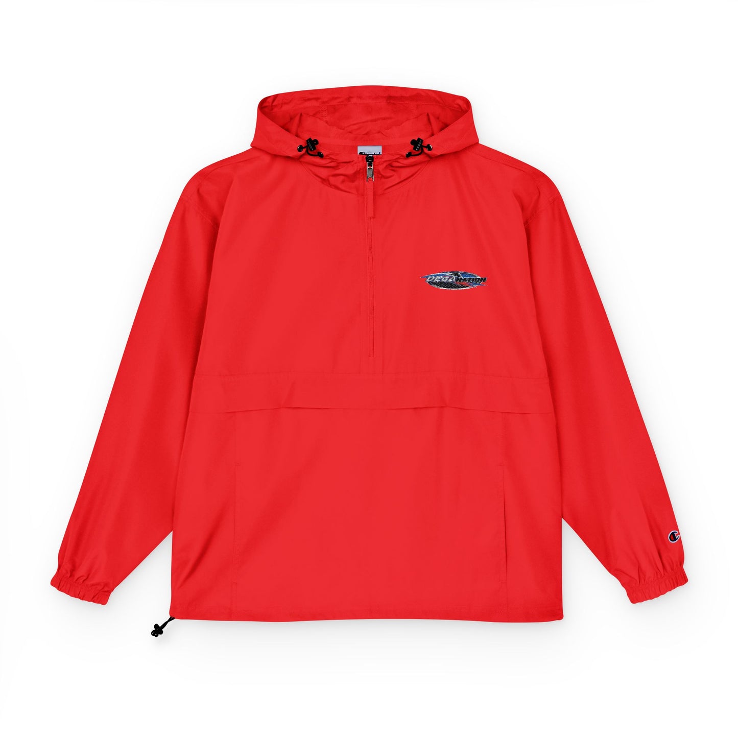Vibrant Packable Anorak Jacket - Unisex Windbreaker for Outdoor Adventures