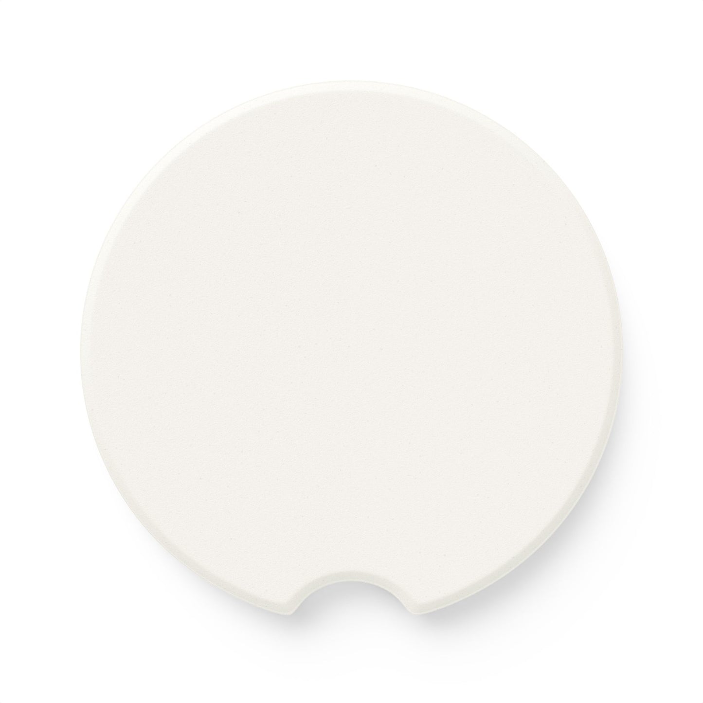 Soapstone Car Coaster — Personalized Farmhouse Cow Logo Car Cup Holder Coaster