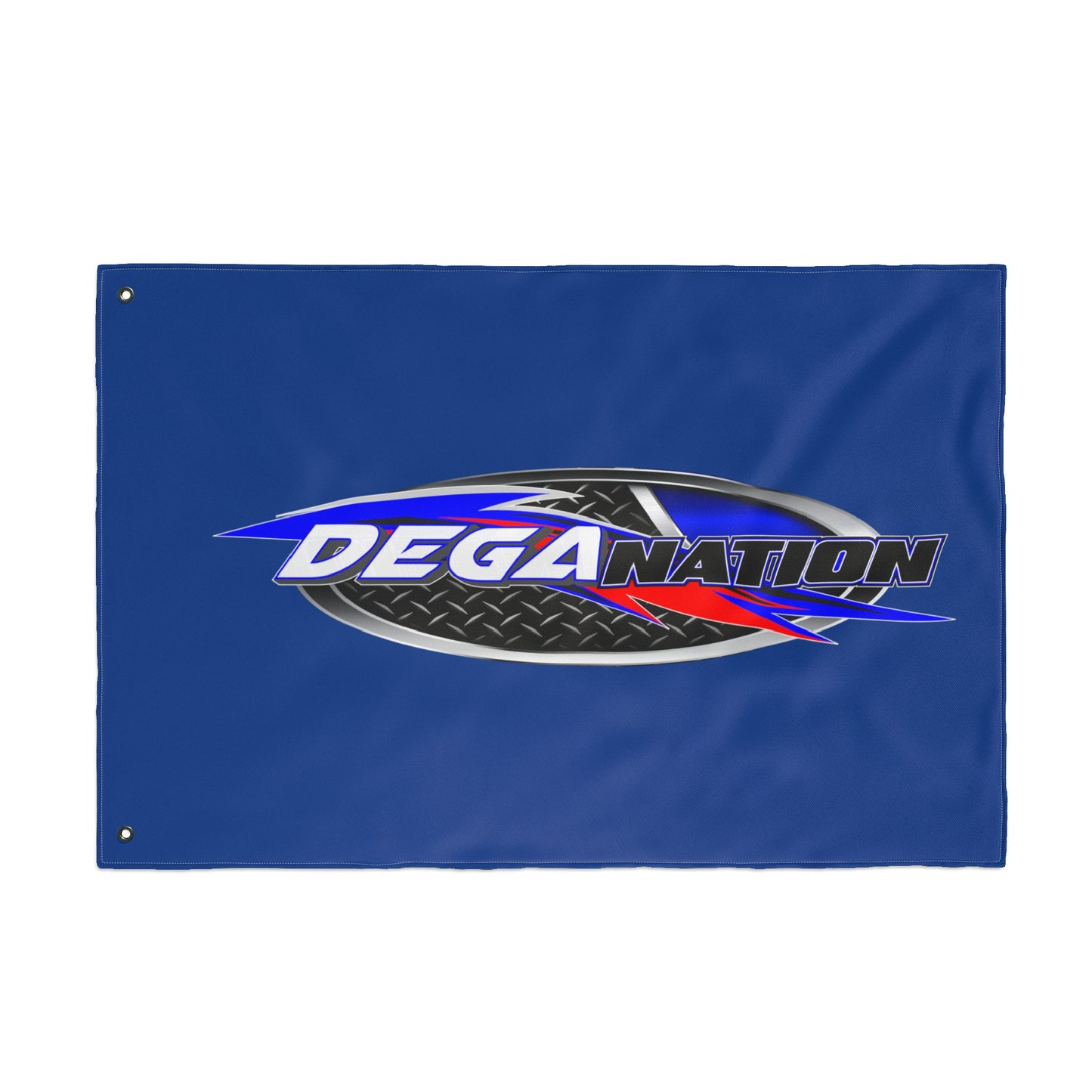 DEGA Nation Racing Flag — Double-Sided Outdoor Banner