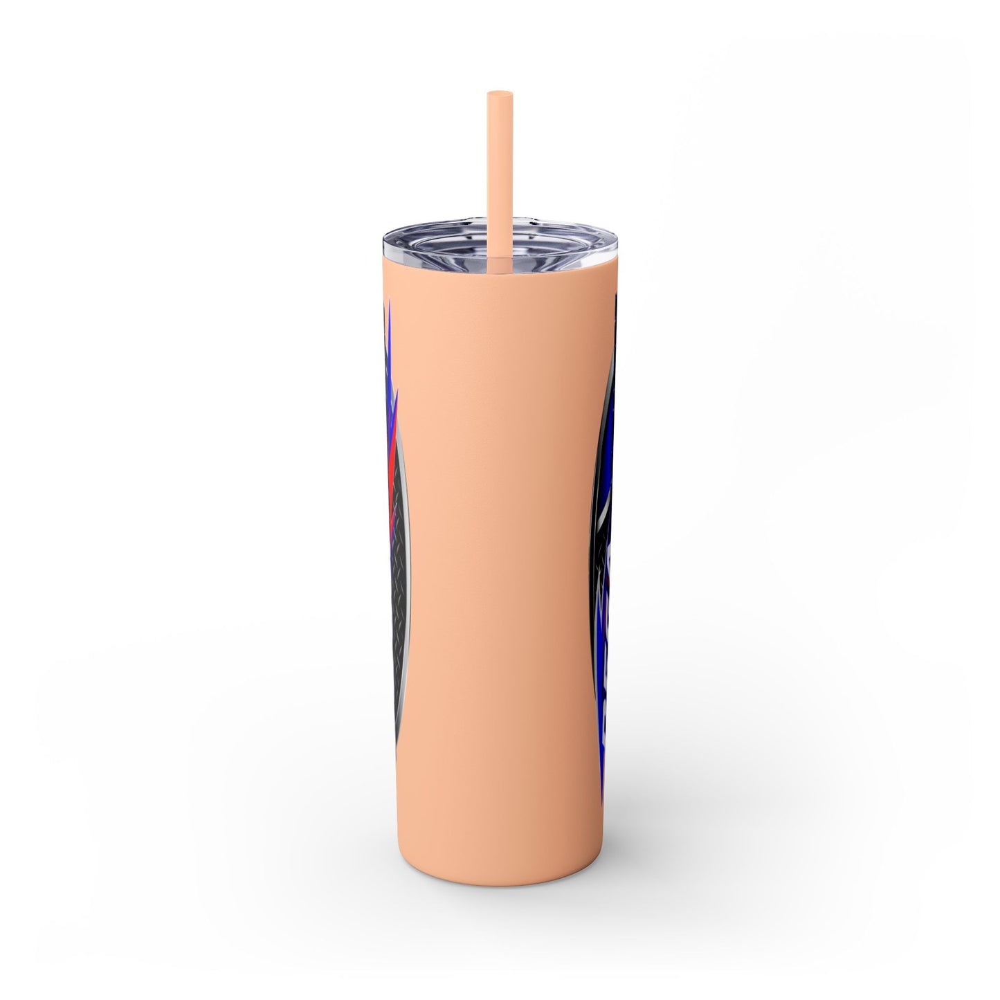 Degamination 20oz Skinny Tumbler with Straw - Perfect for Racing Enthusiasts
