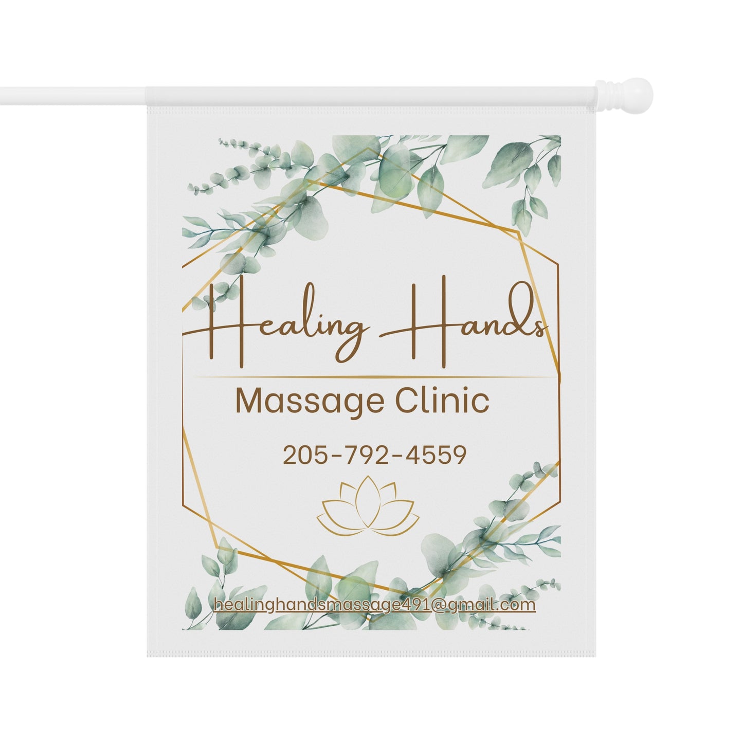 Healing Hands Garden Banner