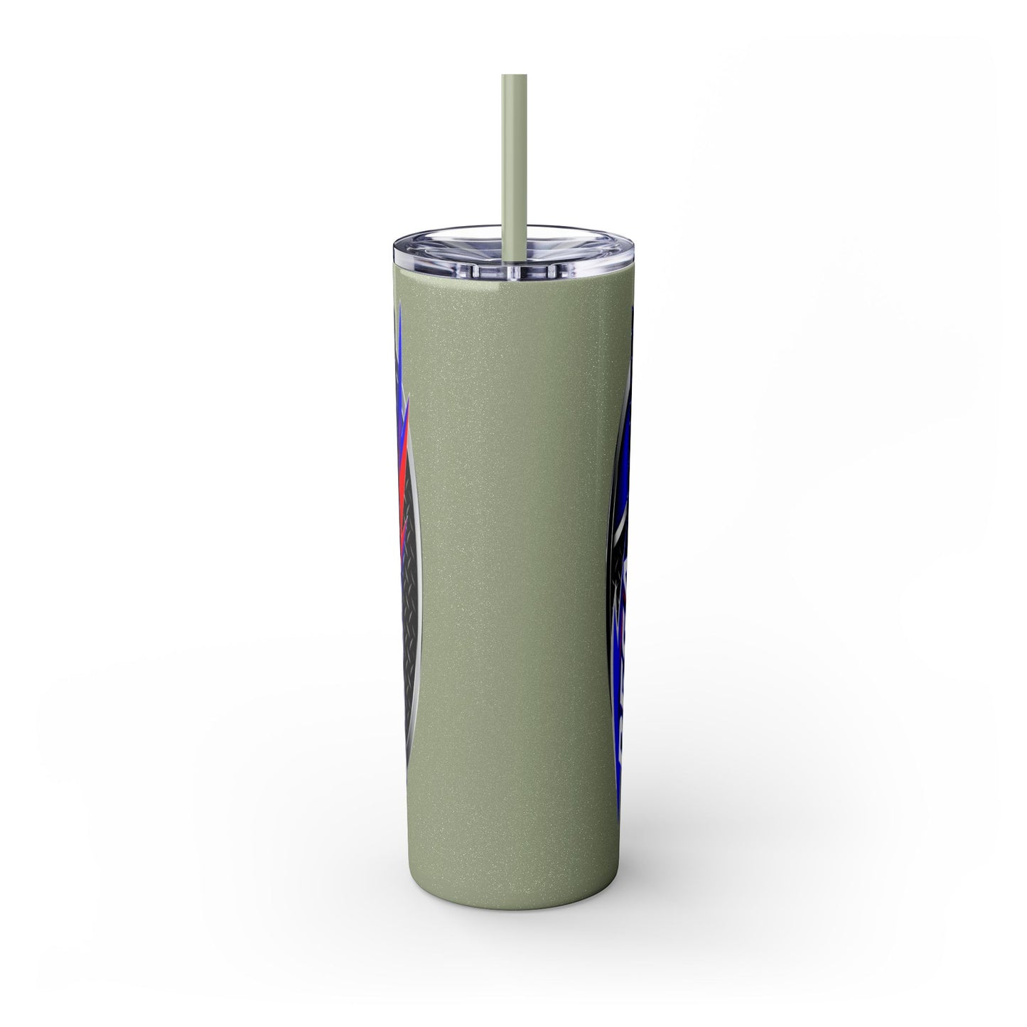 Degamination 20oz Skinny Tumbler with Straw - Perfect for Racing Enthusiasts