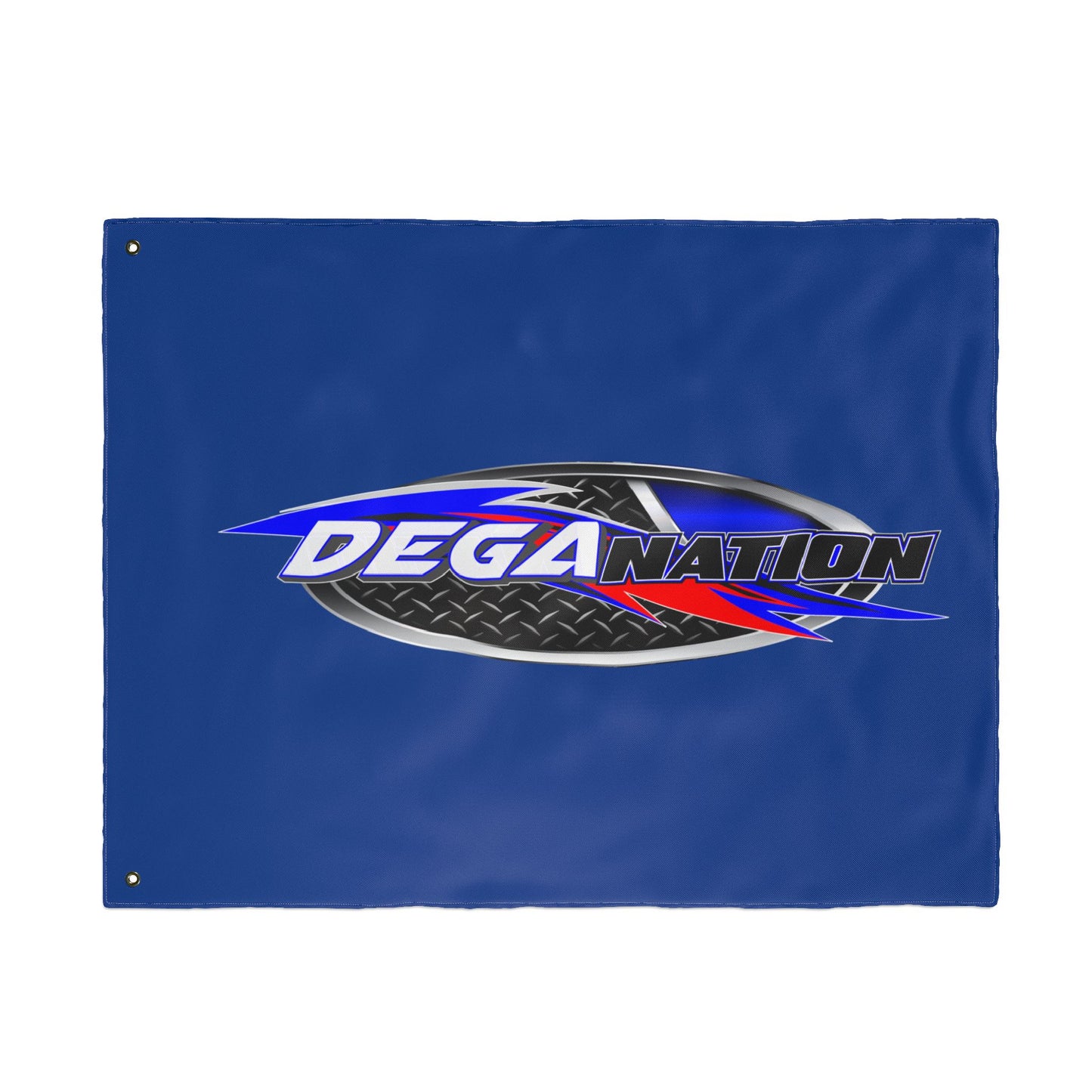 DEGA Nation Racing Flag — Double-Sided Outdoor Banner