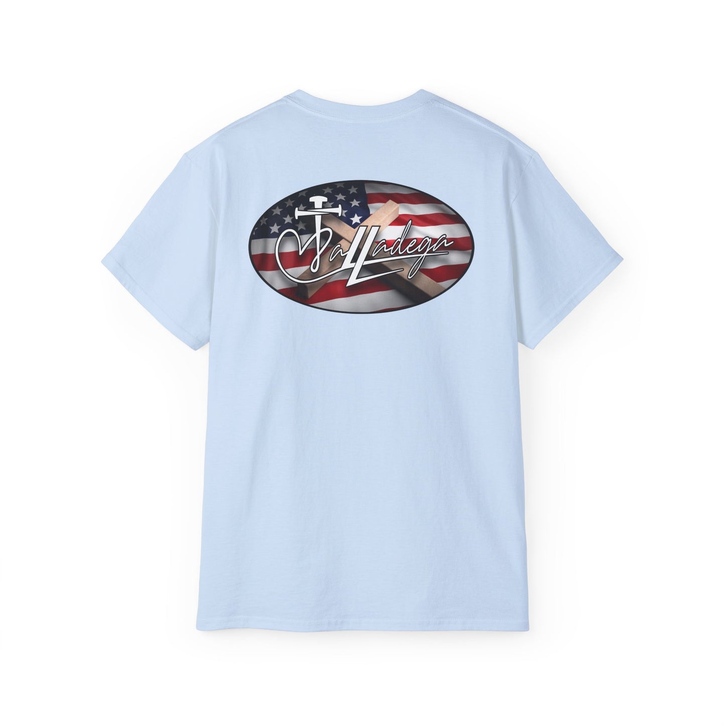 Patriotic Unisex Cotton Tee, USA Flag Shirt, Independence Day Gift, Casual Everyday Wear, American Pride Tee