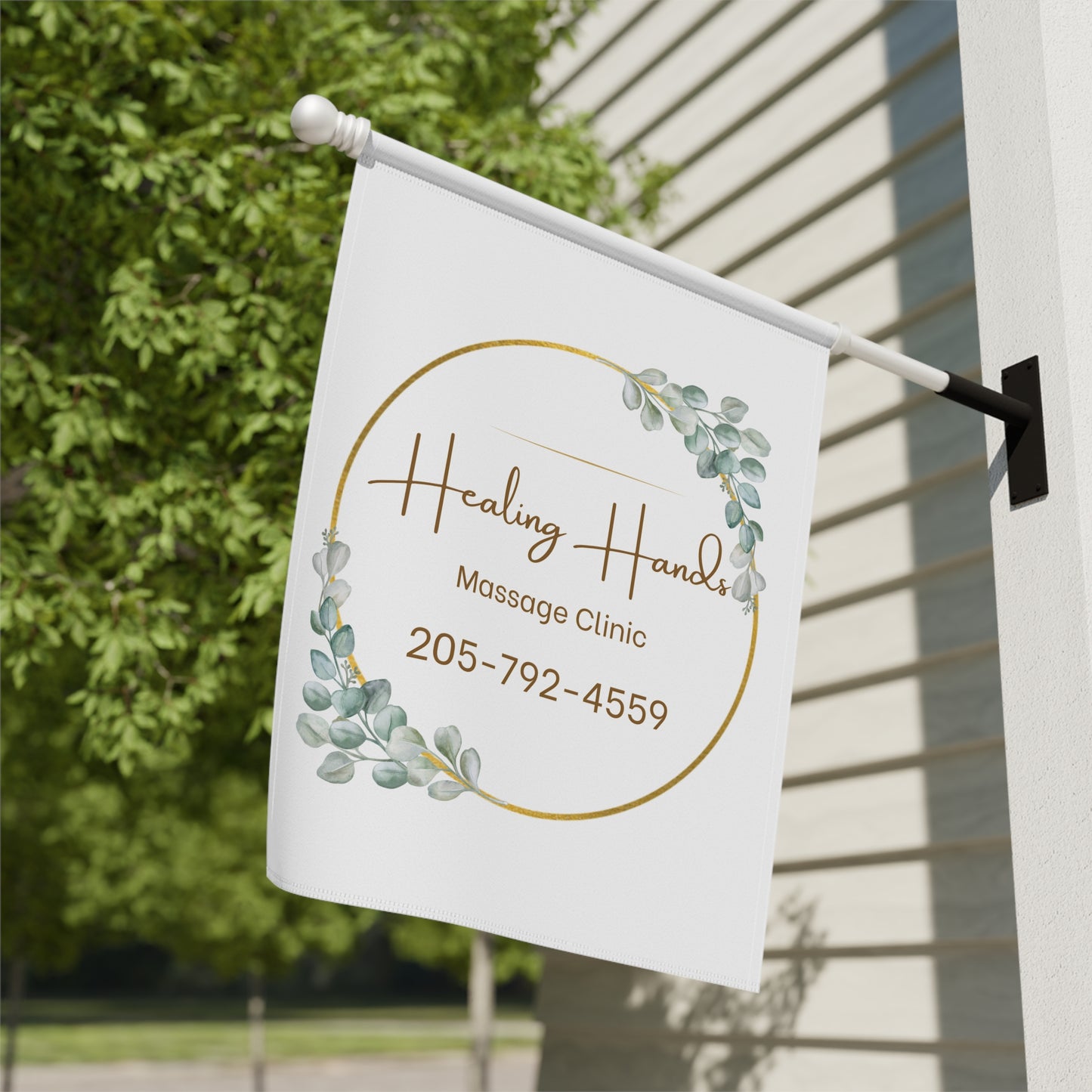 Healing Hands Garden & House Banner