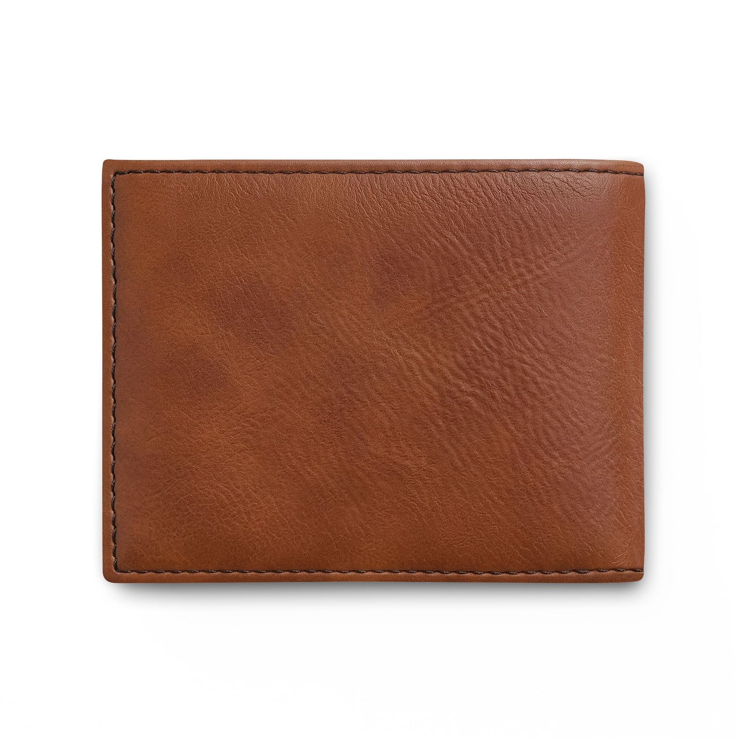 Grey Bi-Fold Wallet — Embossed 'Thirty7' Vintage Logo