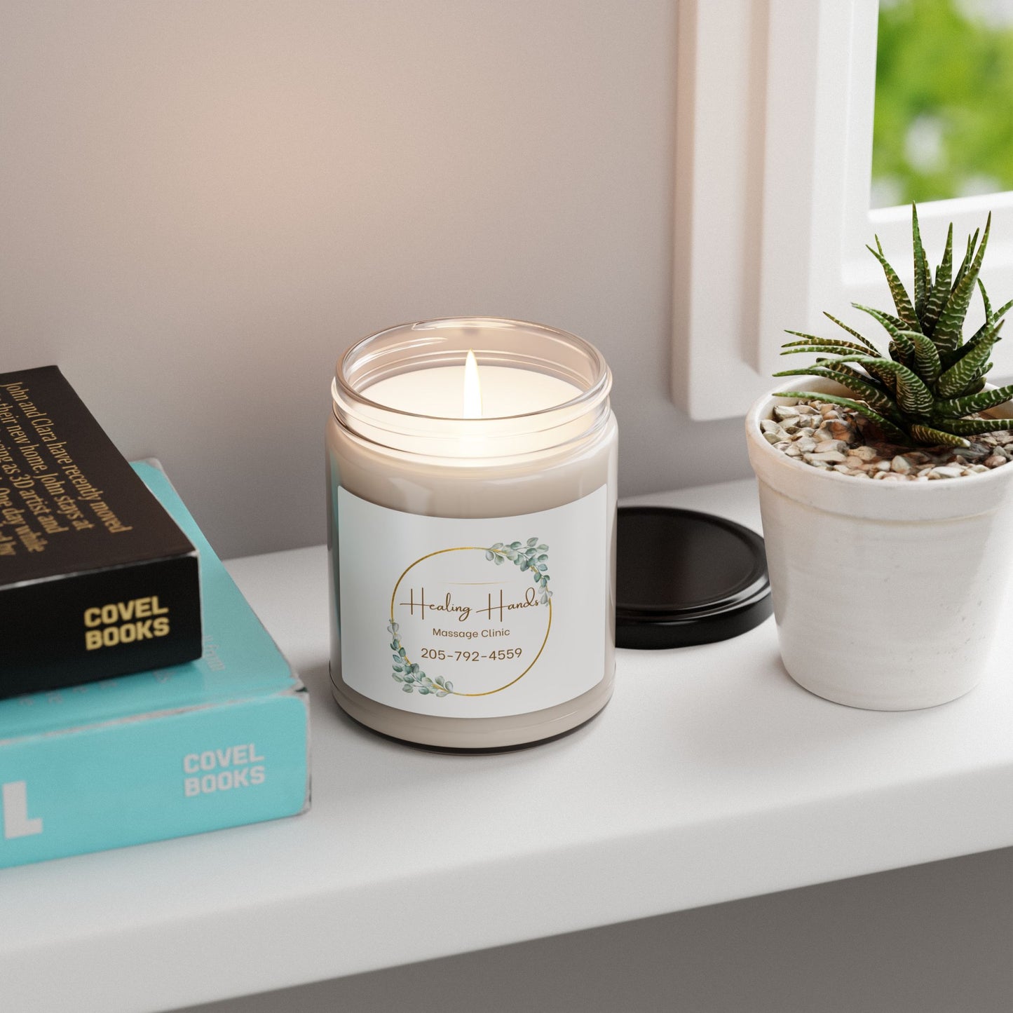 Relaxing Scented Soy Candle - Healing Hands Massage Clinic