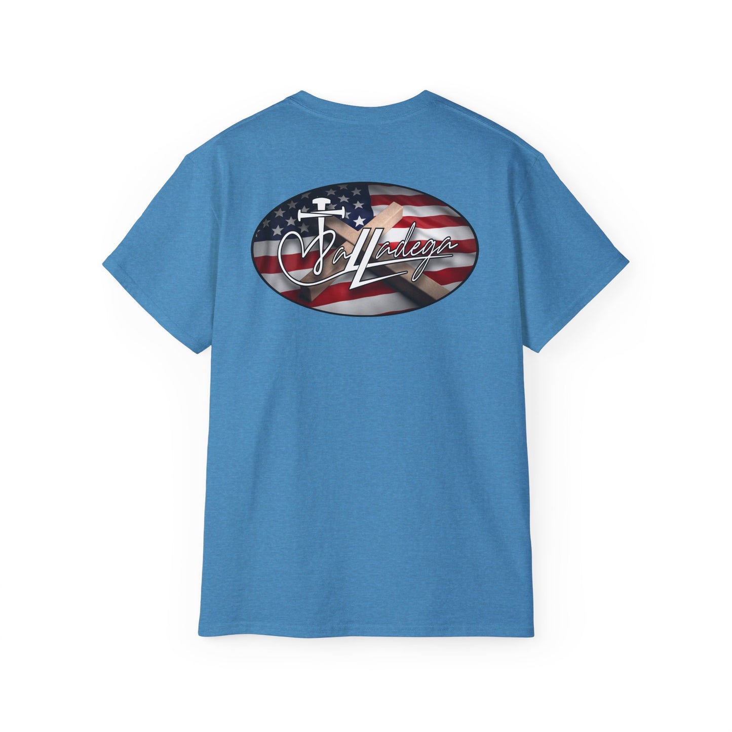 Patriotic Unisex Cotton Tee, USA Flag Shirt, Independence Day Gift, Casual Everyday Wear, American Pride Tee