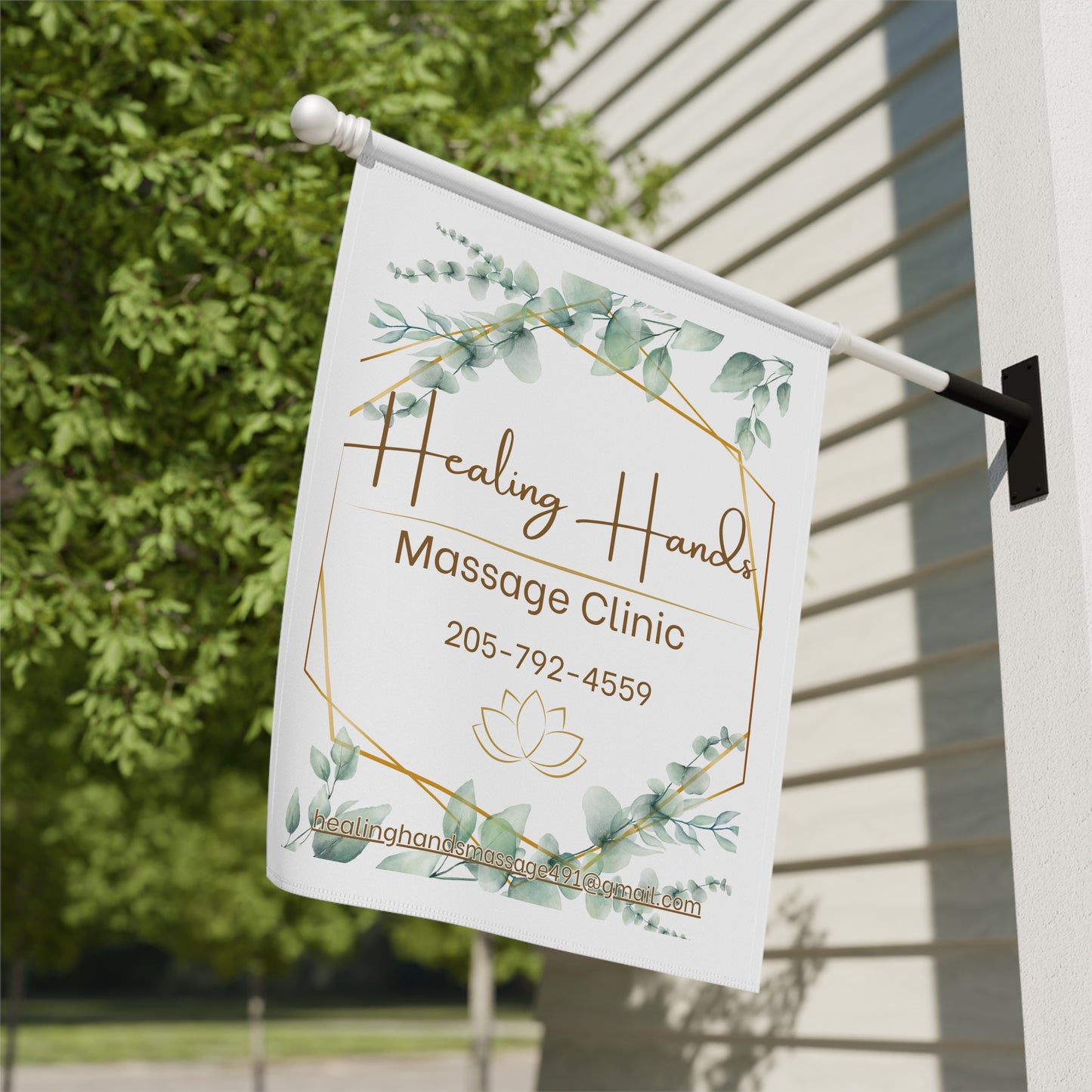 Healing Hands Garden Banner