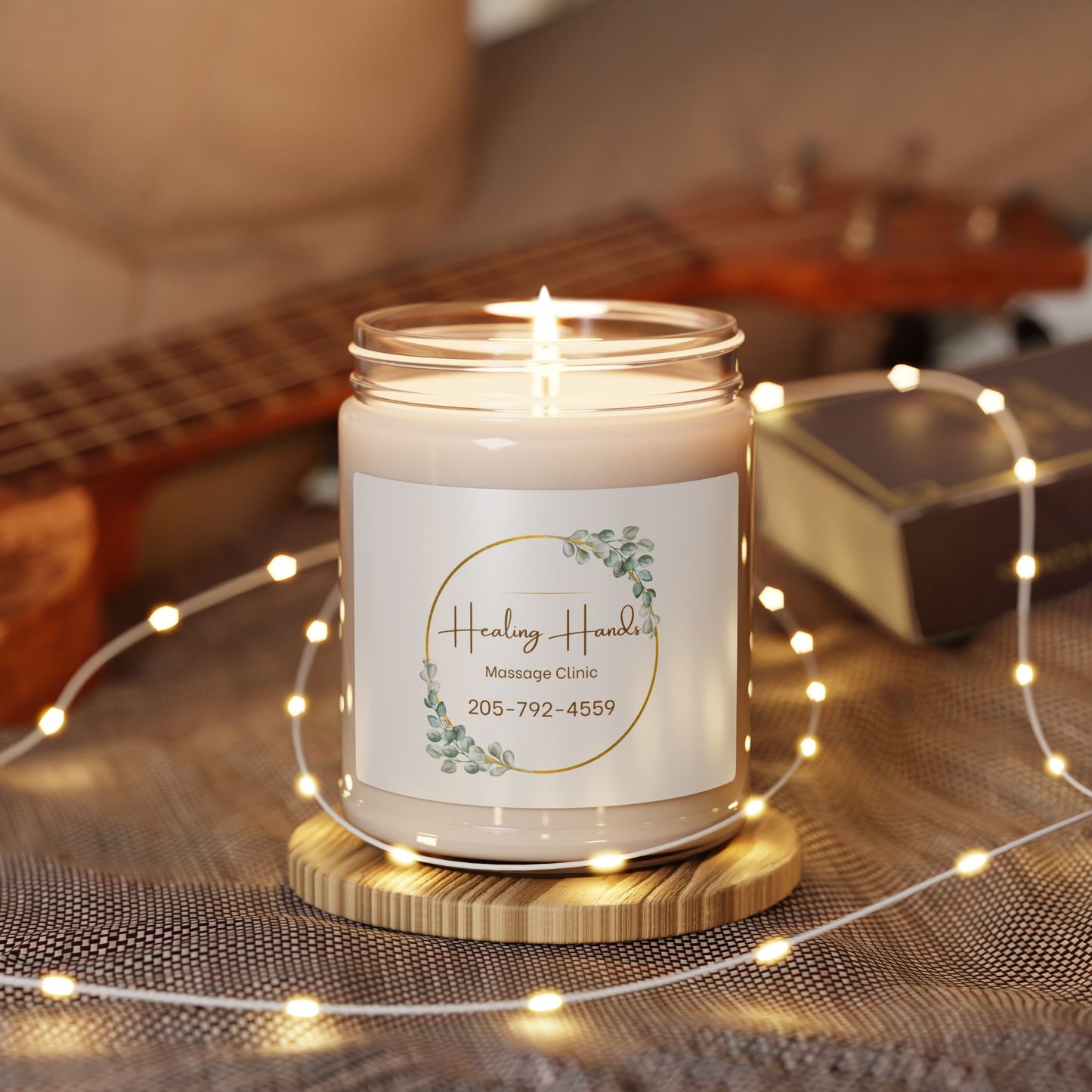 Relaxing Scented Soy Candle - Healing Hands Massage Clinic