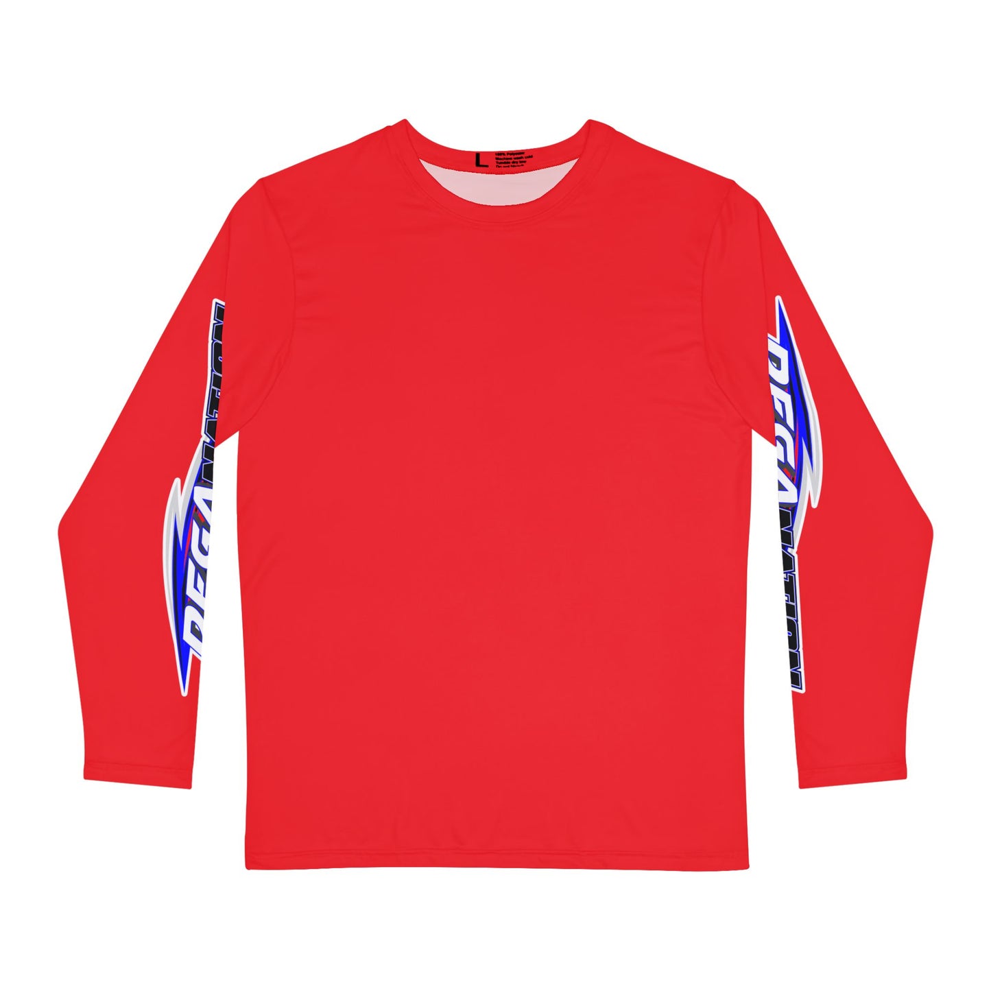 Men's Long Sleeve Performance Shirt - Stylish Sports Tee with Bold Graphics