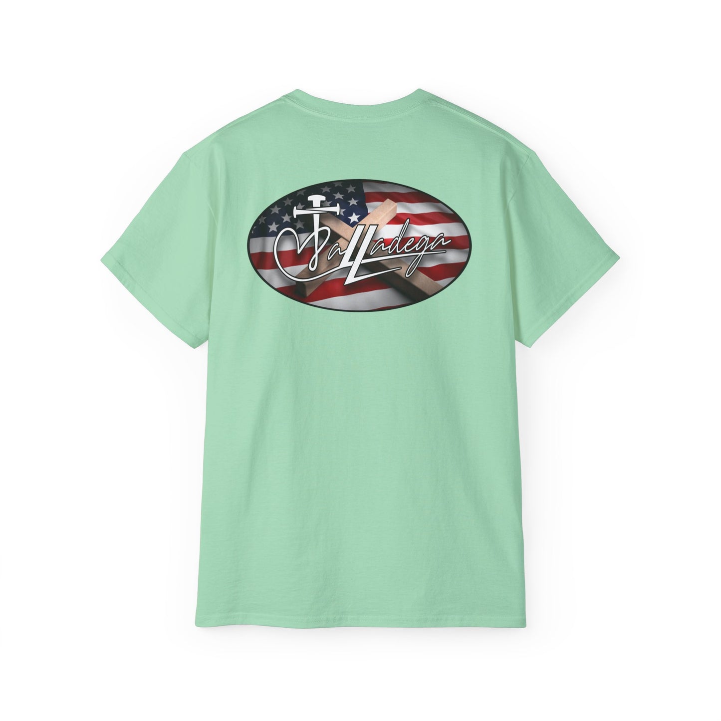 Patriotic Unisex Cotton Tee, USA Flag Shirt, Independence Day Gift, Casual Everyday Wear, American Pride Tee