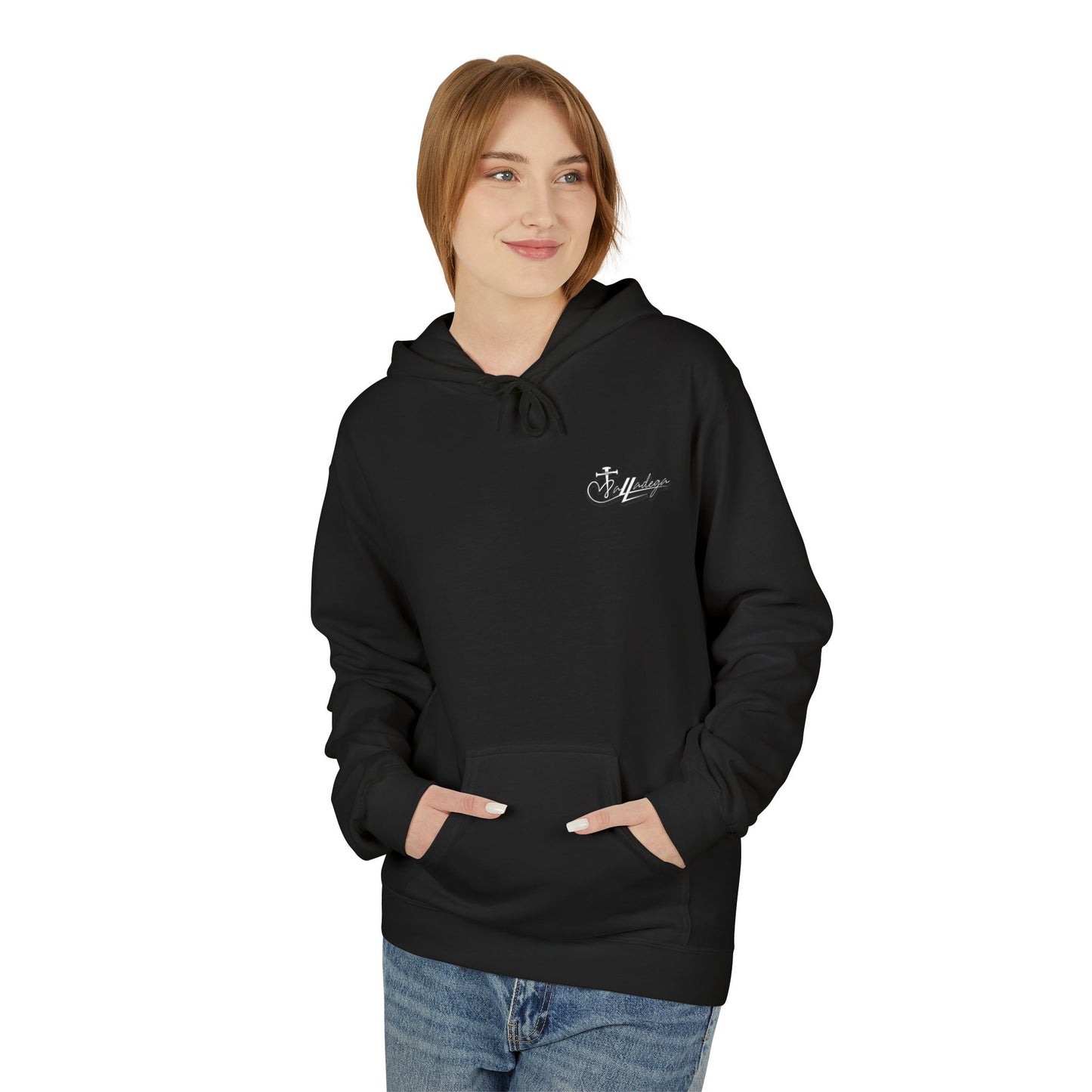 Stylish Unisex Fleece Hoodie, Cozy Layering for All Seasons, Perfect Gift for Birthdays, Casual Wear, Logo Design, Comfortable Sweatshirt