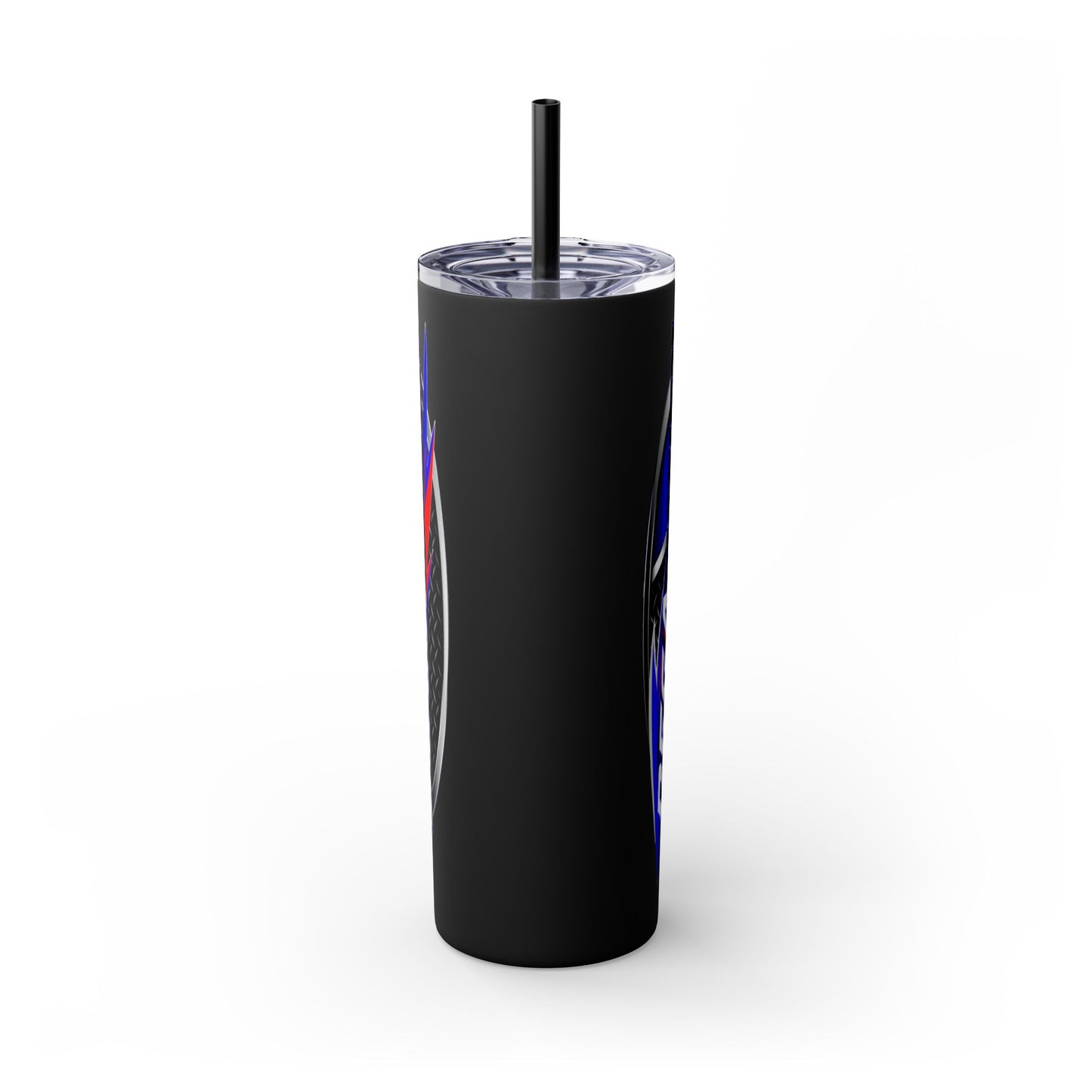 Degamination 20oz Skinny Tumbler with Straw - Perfect for Racing Enthusiasts