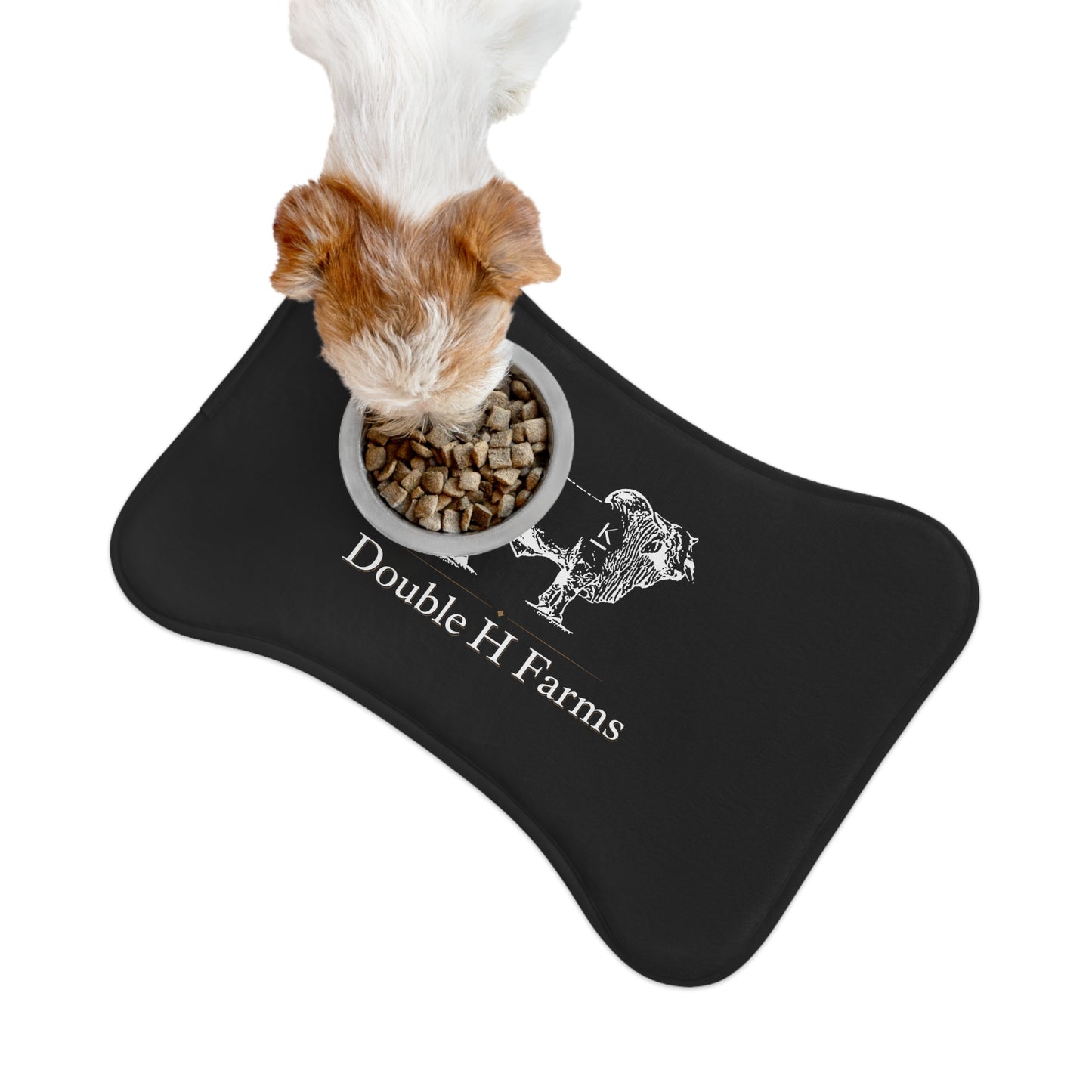 Double H Farms Pet Feeding Mat — Farmhouse Dog Bowl Placemat