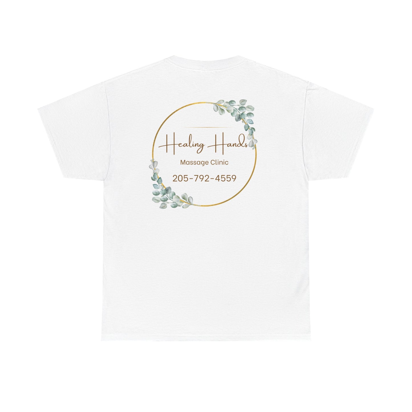 Custom Massage Clinic Tee - Comfortable Unisex Heavy Cotton T-Shirt