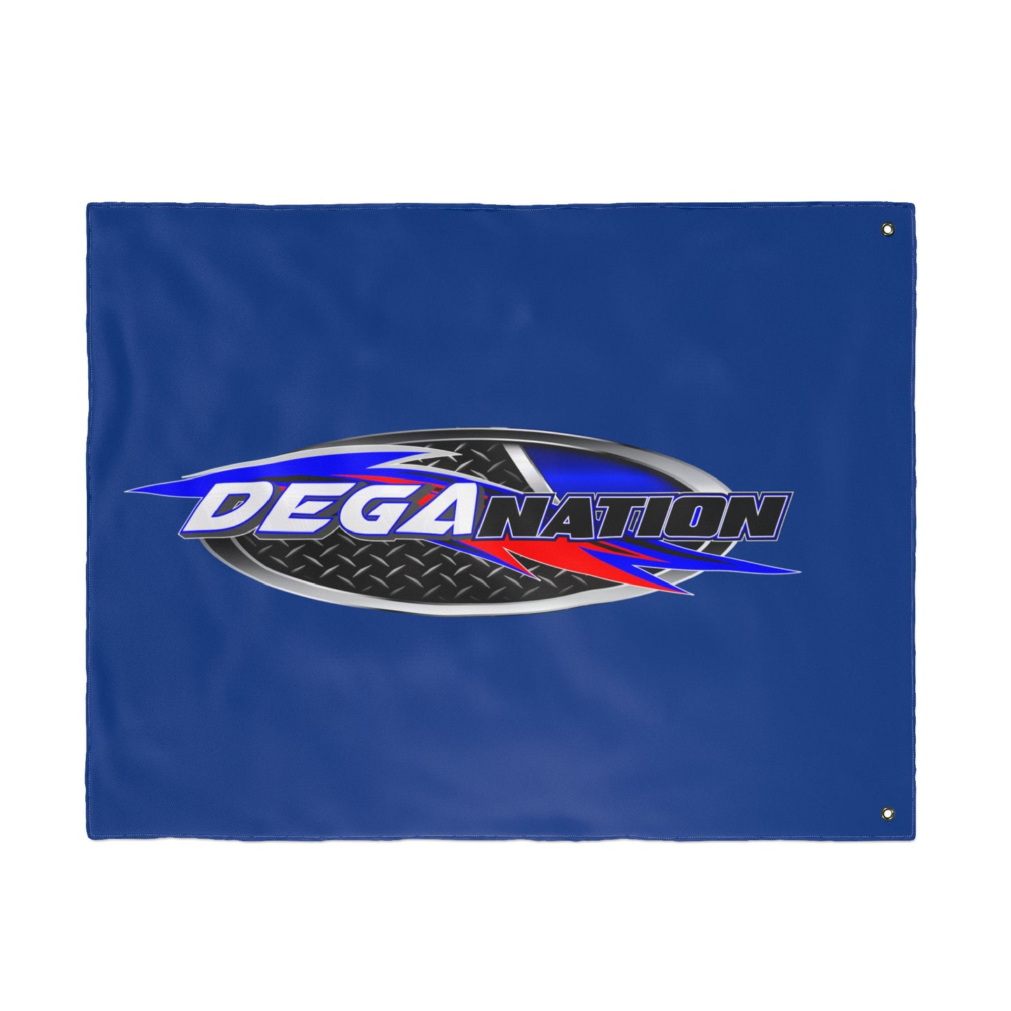 DEGA Nation Racing Flag — Double-Sided Outdoor Banner