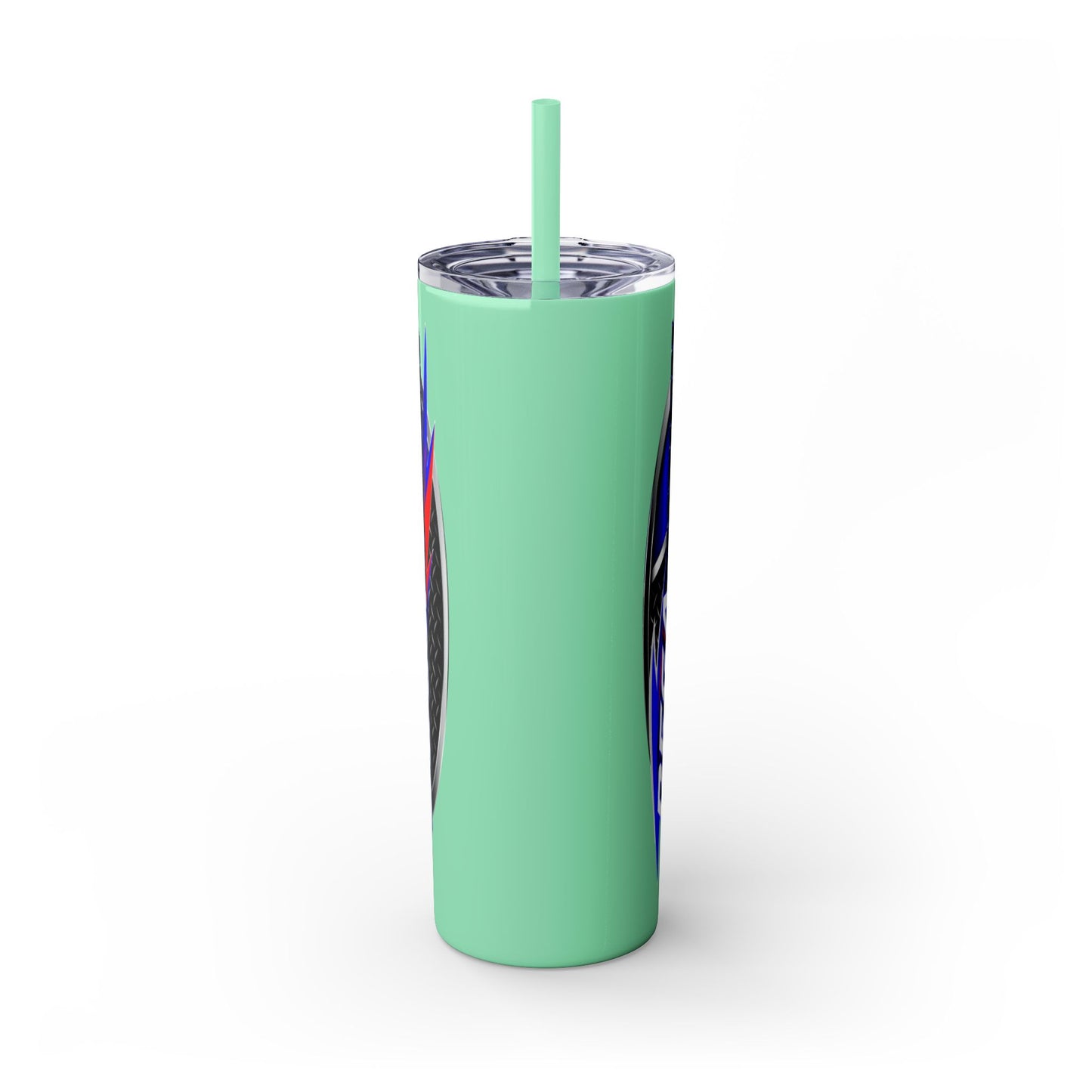 Degamination 20oz Skinny Tumbler with Straw - Perfect for Racing Enthusiasts