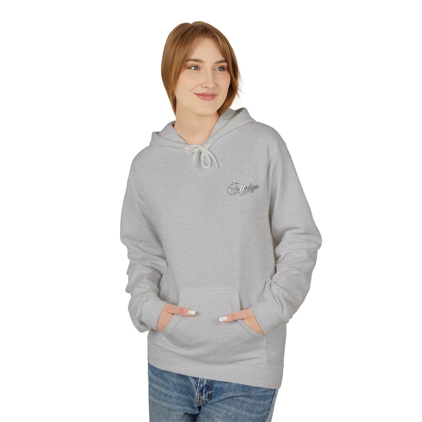 Stylish Unisex Fleece Hoodie, Cozy Layering for All Seasons, Perfect Gift for Birthdays, Casual Wear, Logo Design, Comfortable Sweatshirt