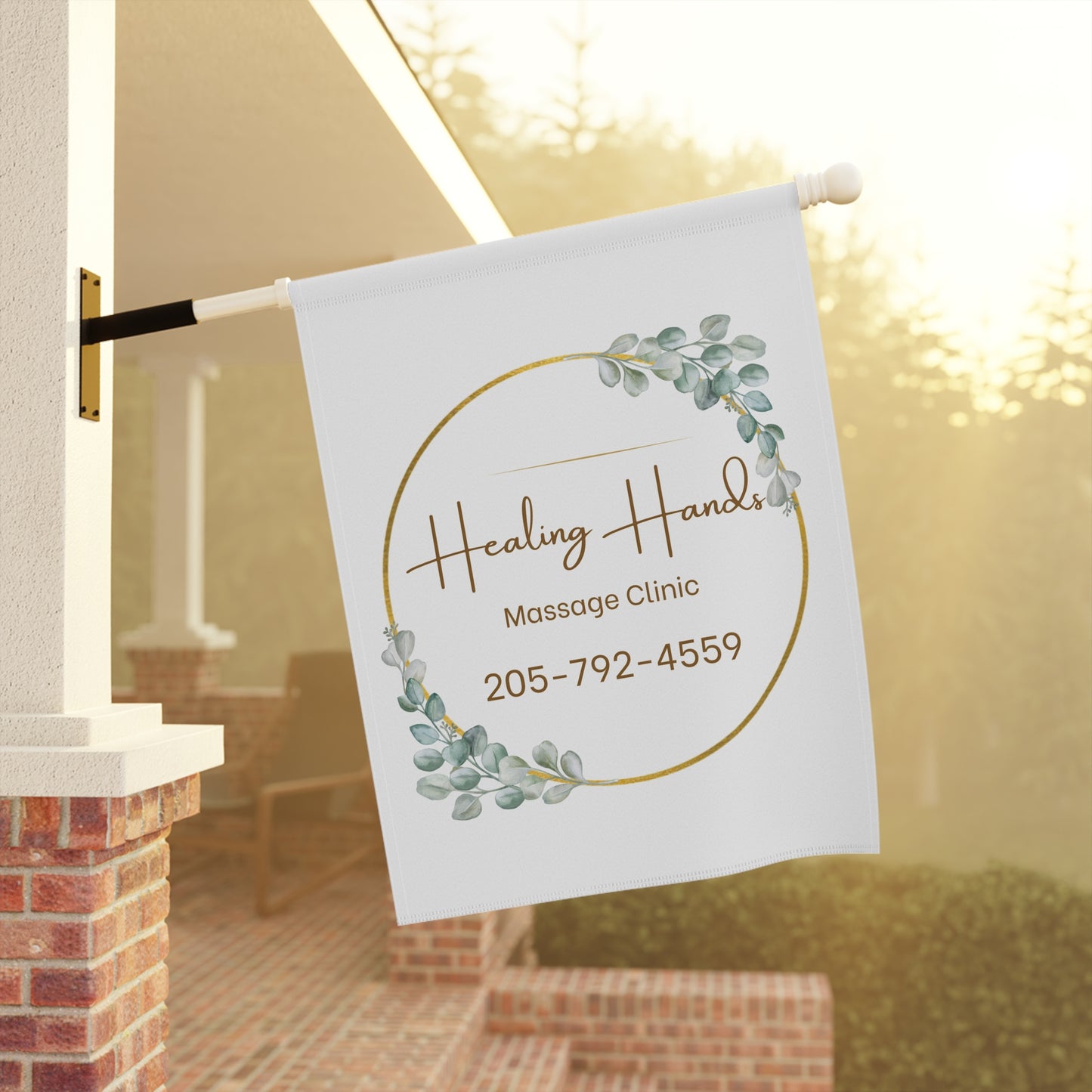 Healing Hands Garden & House Banner