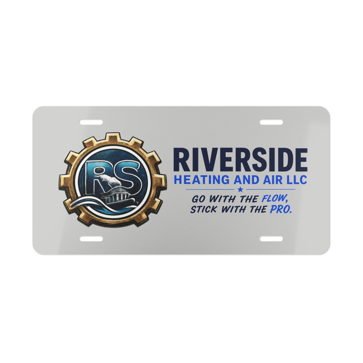 Riverside Heating & Air Car Tag